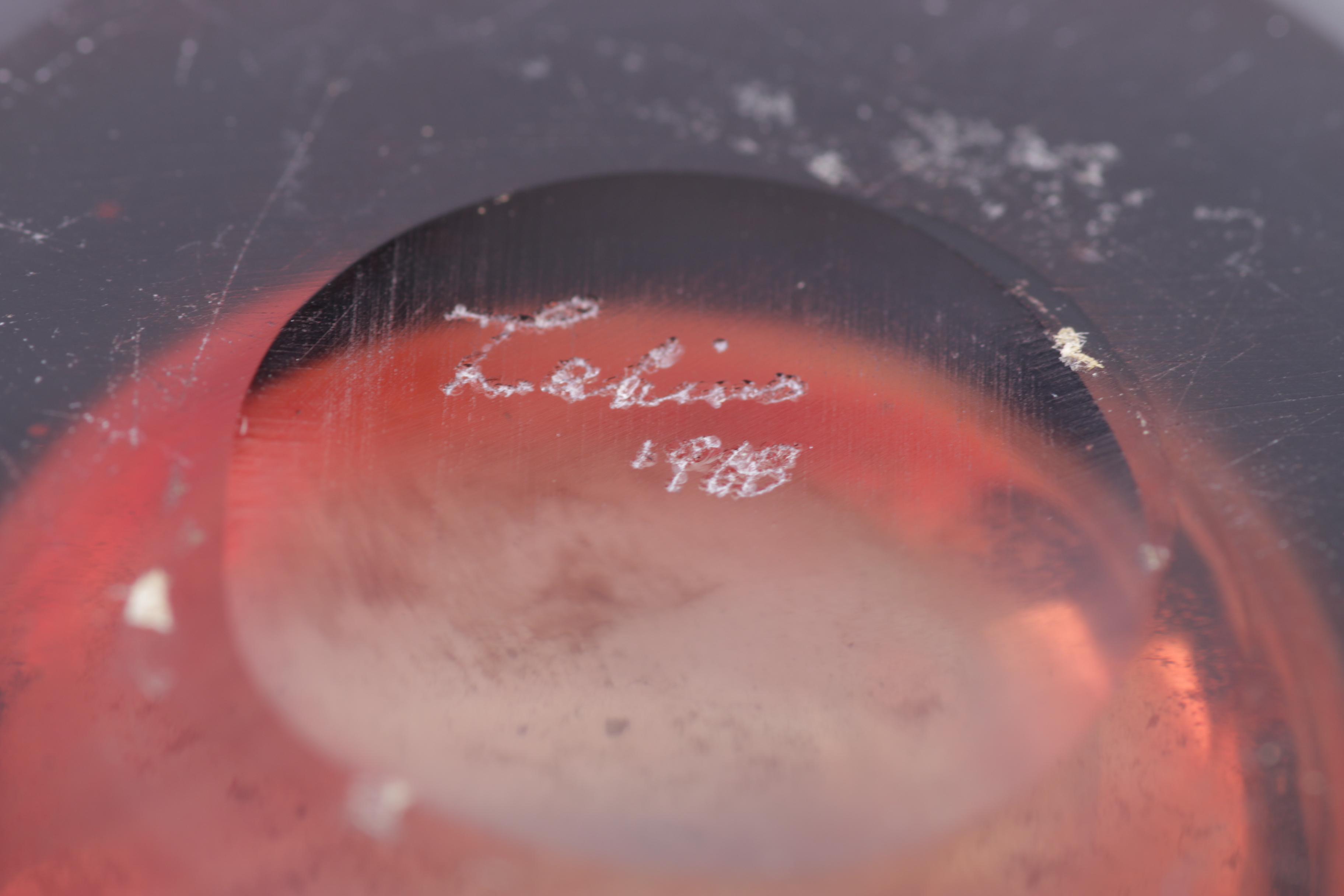 Dominic Labino Purple Blown Glass Vase