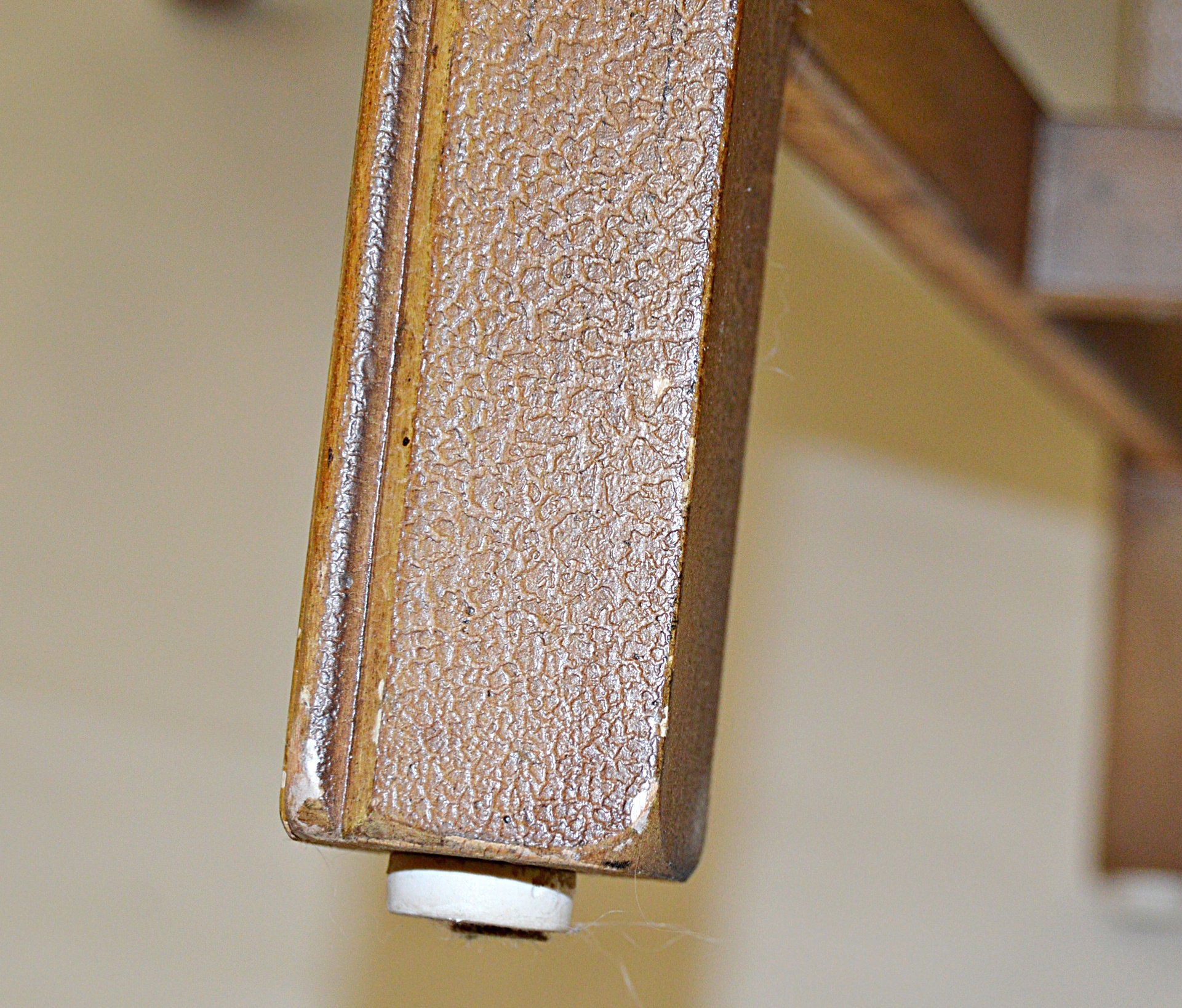 Set of Six Chippendale Style Chairs in an Aged Dark Cream Finish