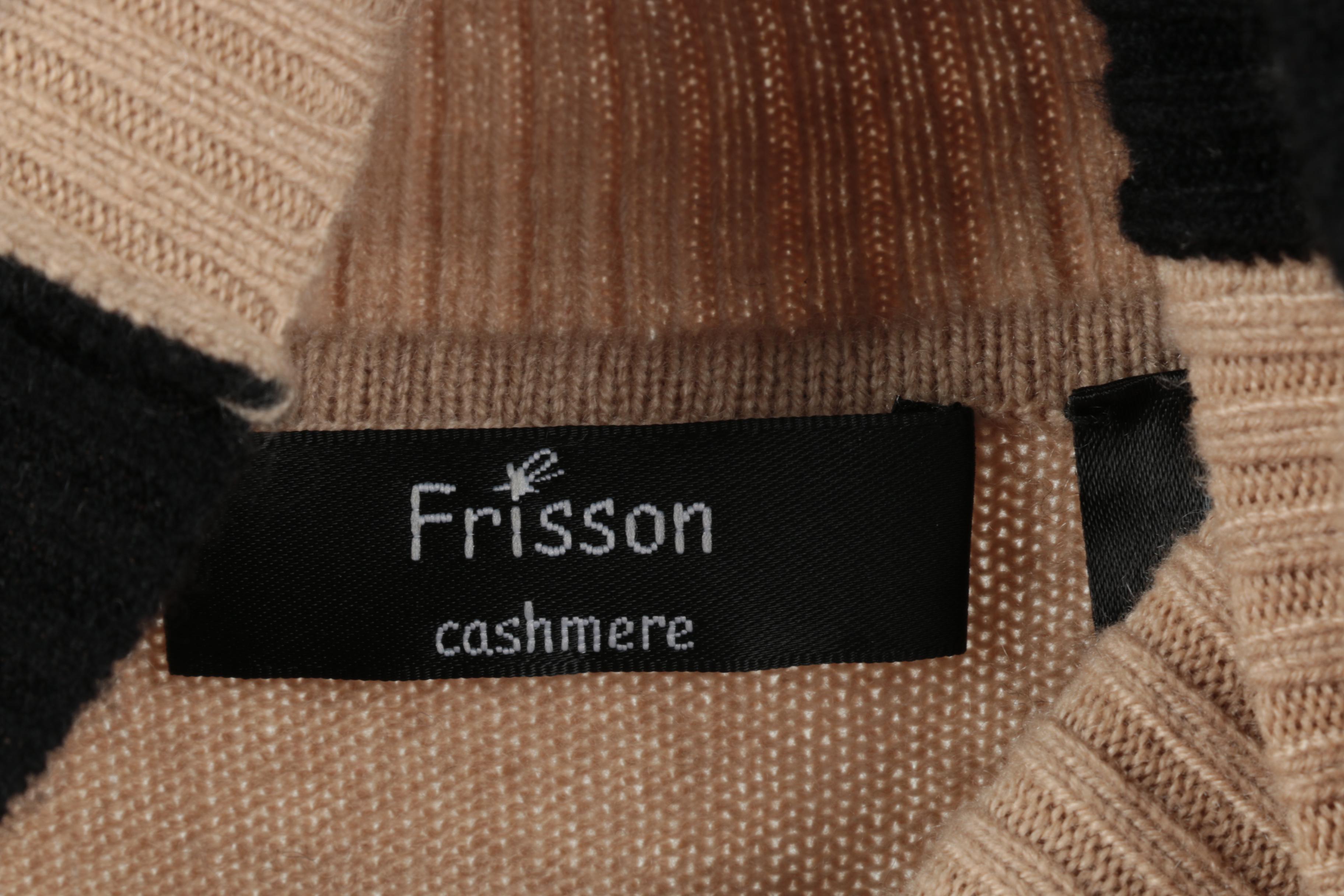 Pearls & Cashmere and Frisson Cashmere Women's Turtleneck Sweaters