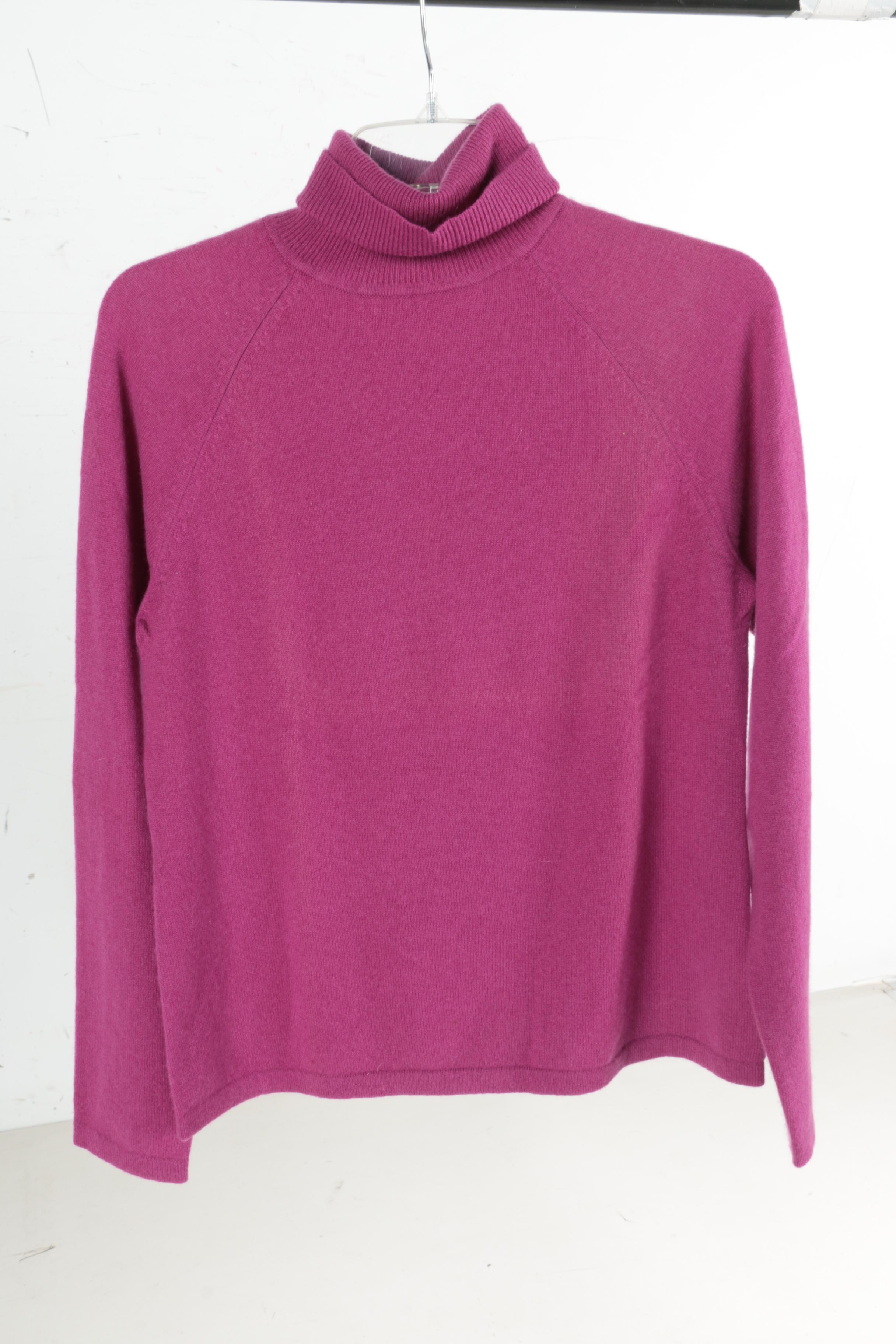 Cashmere Turtleneck Sweaters Including Silk