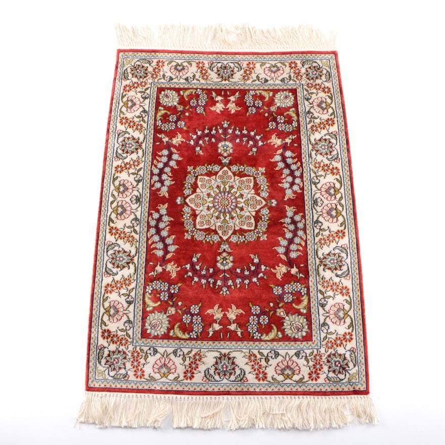Hand-Knotted Matis Turkish Accent Rug