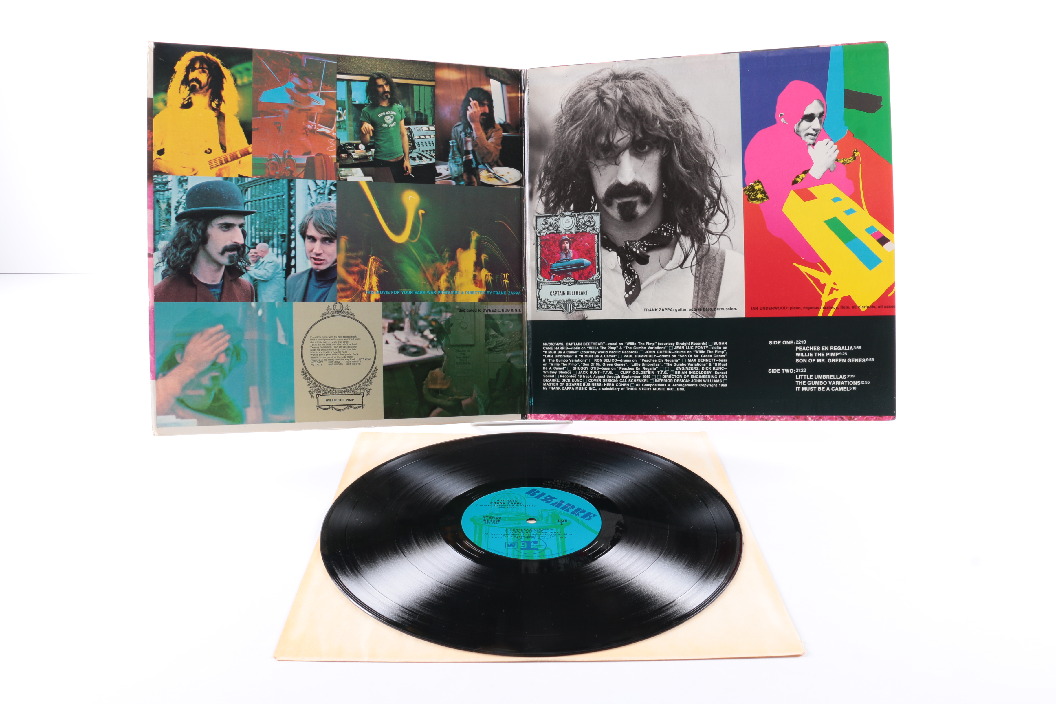 Frank Zappa "Hot Rats" Original US Pressing LP