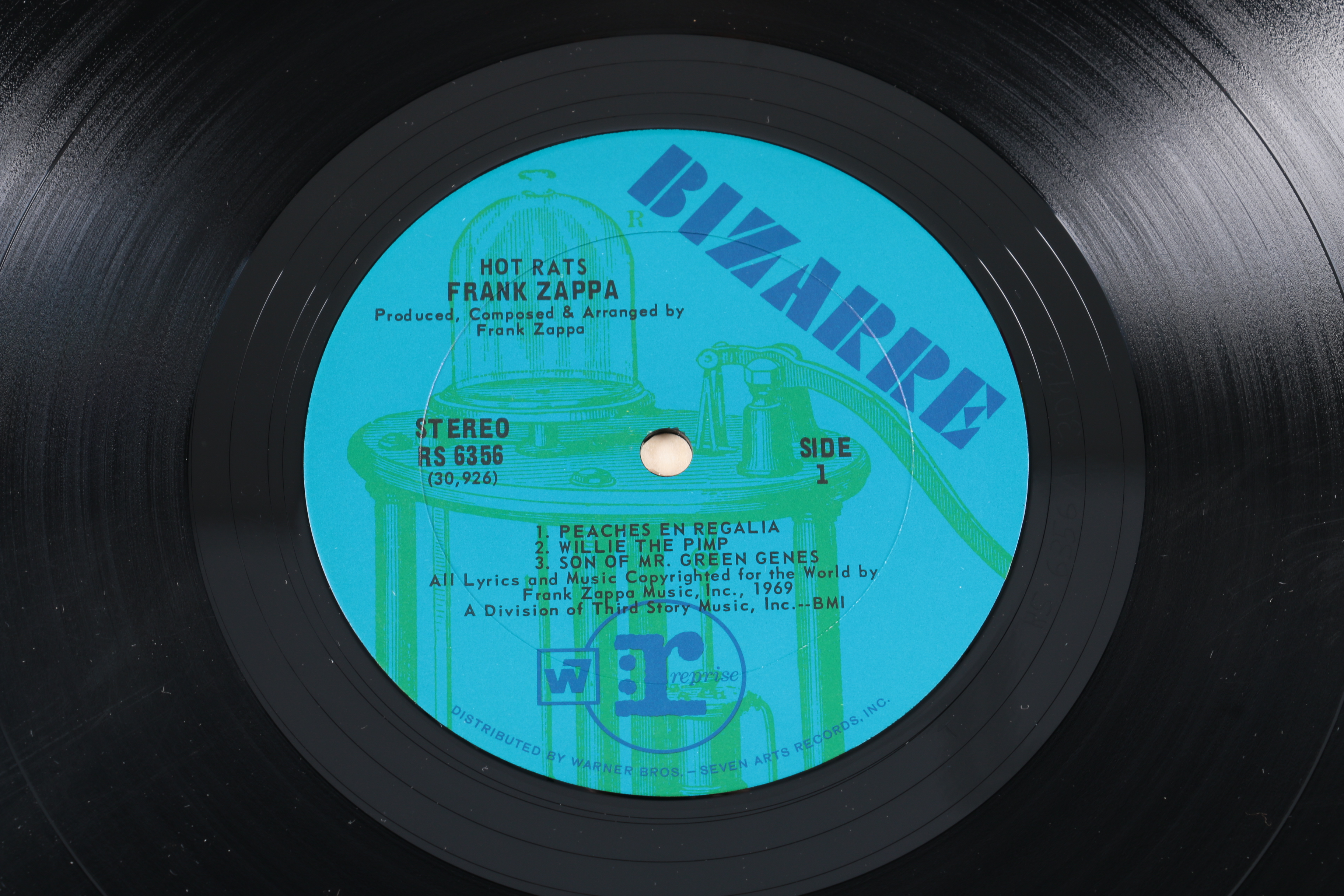 Frank Zappa "Hot Rats" Original US Pressing LP