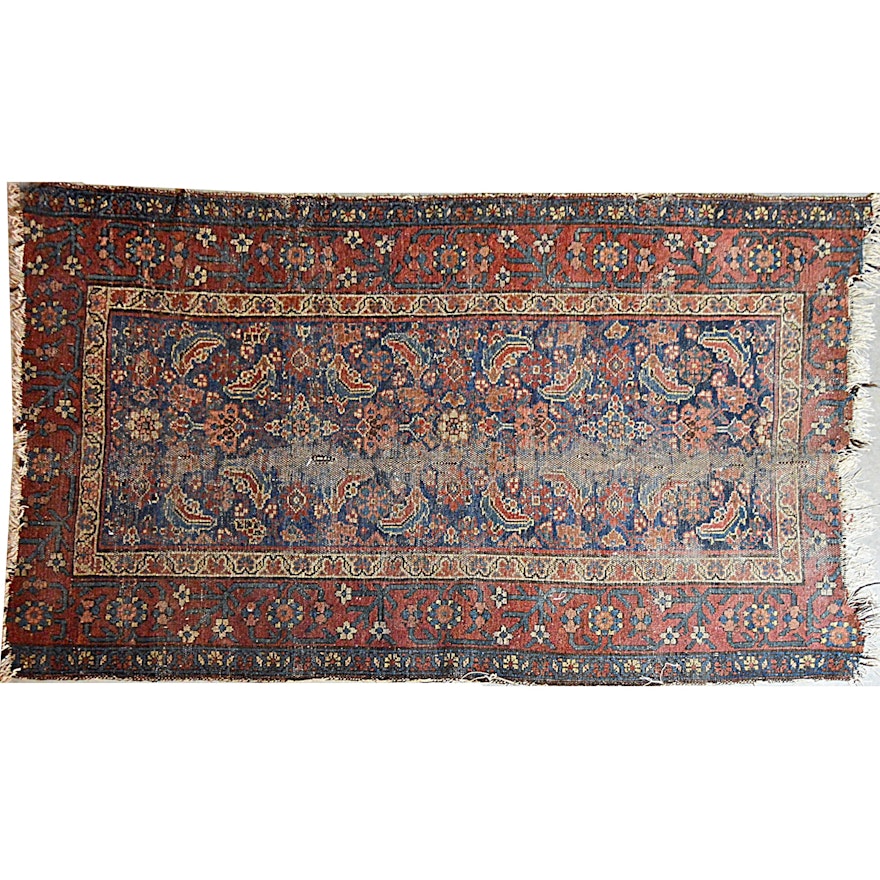 Semi-Antique Hand-Knotted Borchalou Kazak Wool Rug