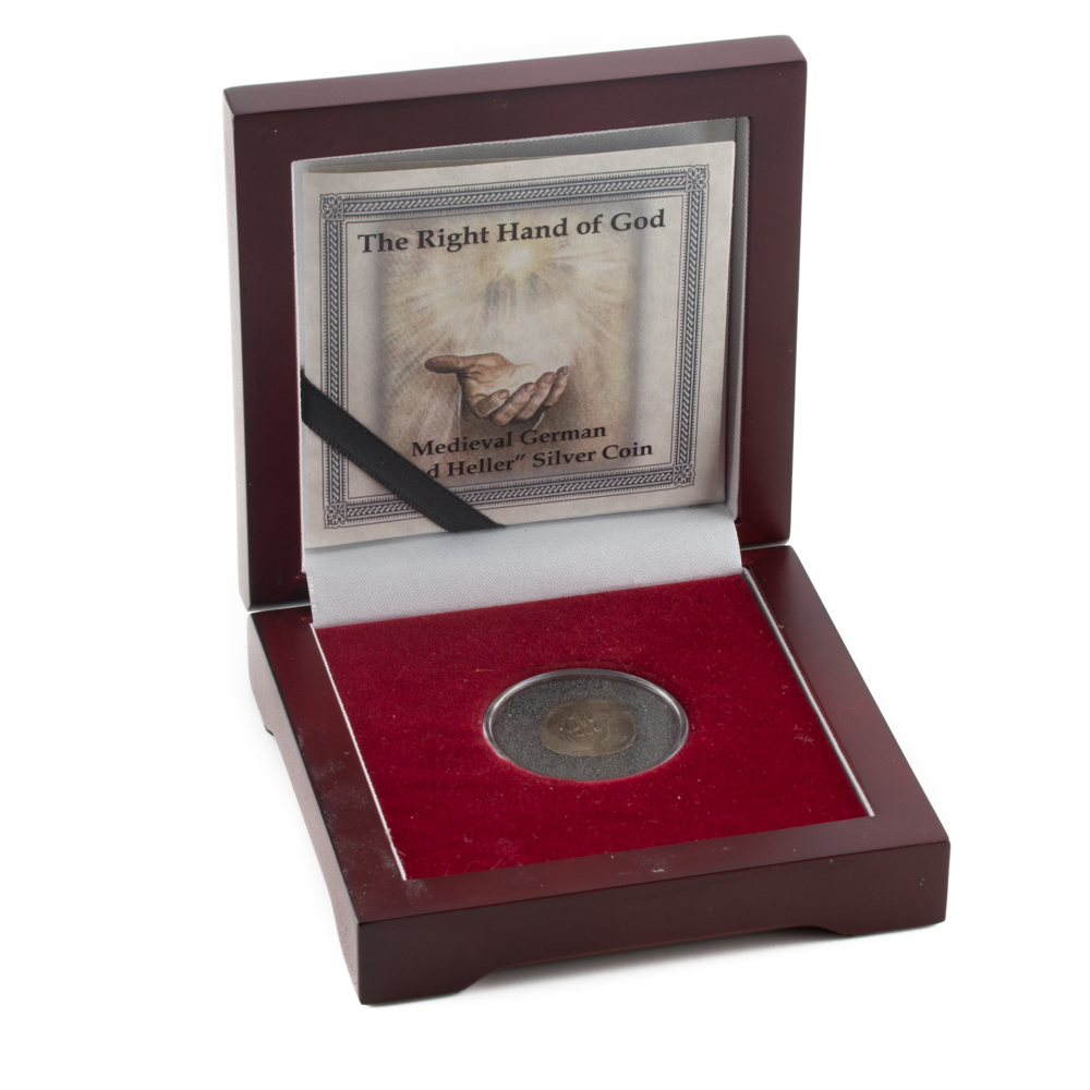 Medieval German "Hand Heller" Silver Coin