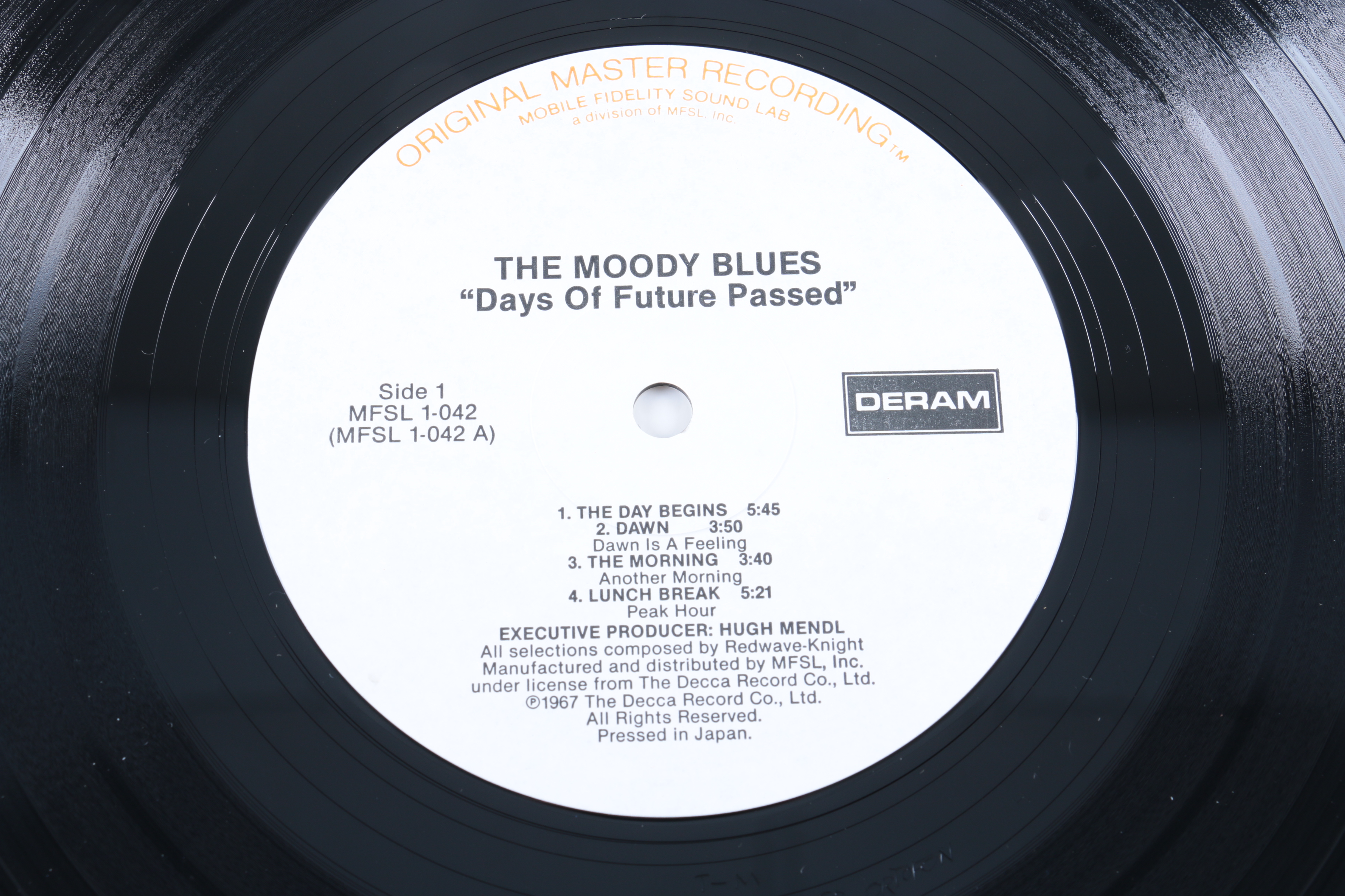 Moody Blues "Days of Future Passed" Original Master Recording LP