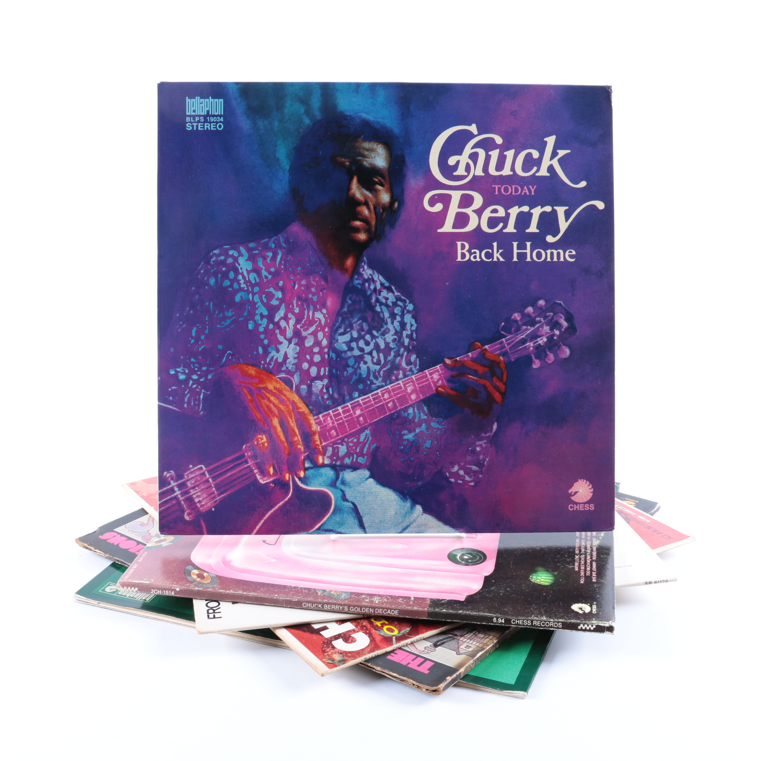 Chuck Berry LPs Including "One Dozen Berrys" Original Mono Pressing