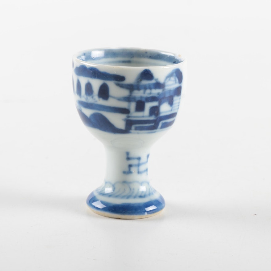 Chinese Ceramic Egg Cup