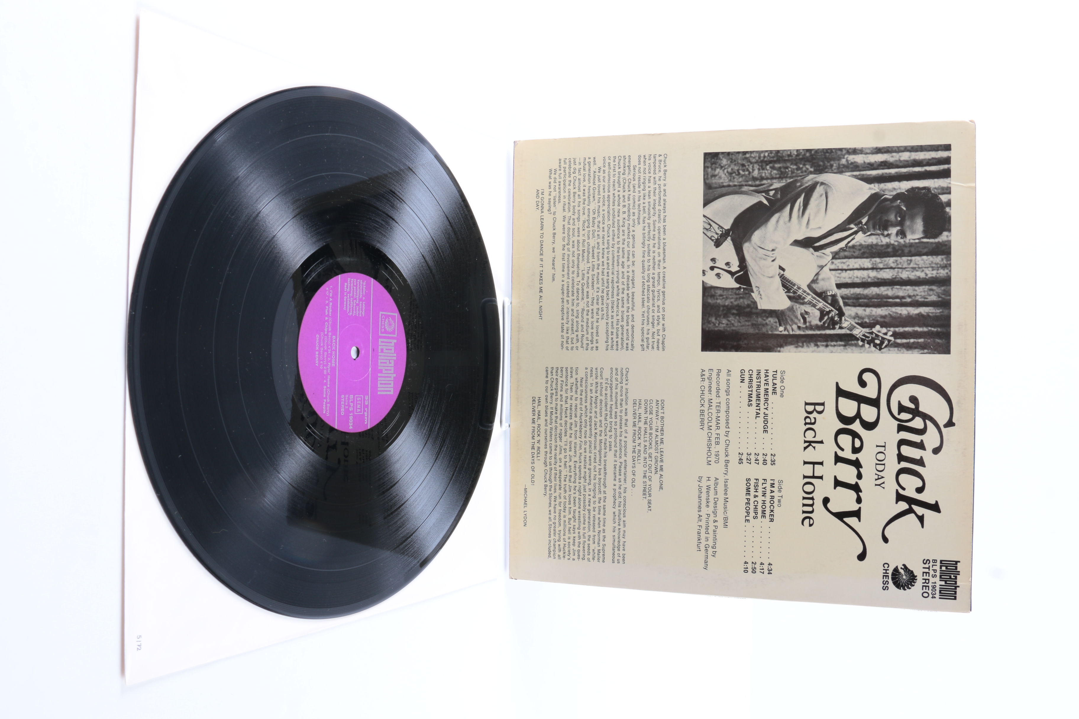 Chuck Berry LPs Including "One Dozen Berrys" Original Mono Pressing