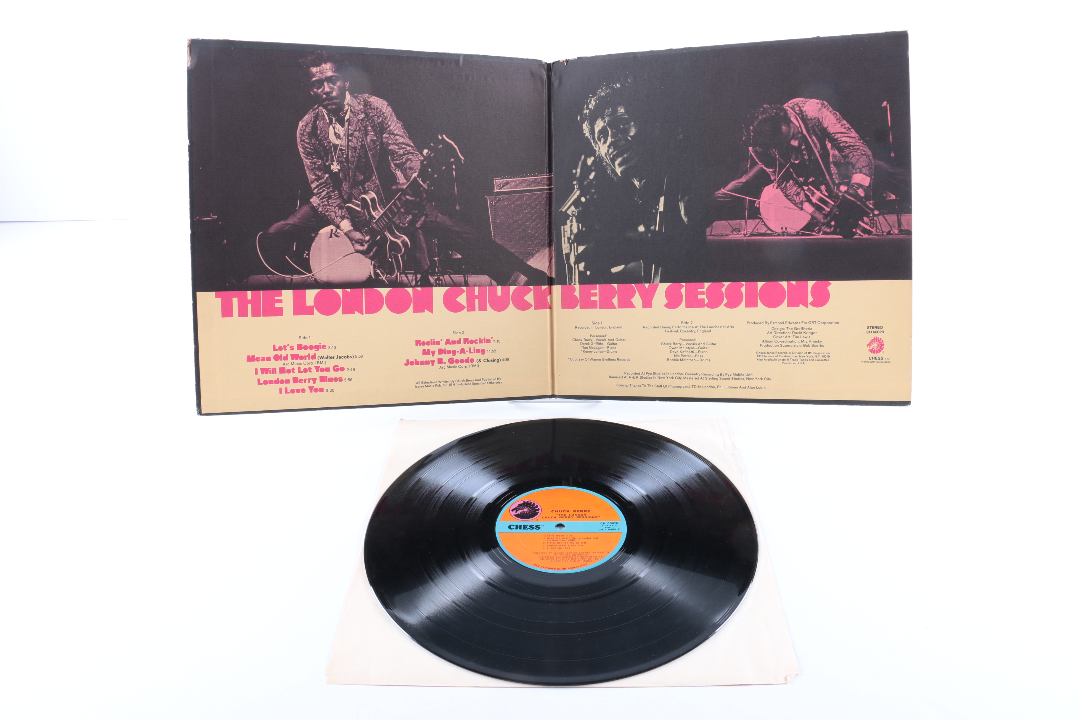 Chuck Berry LPs Including "One Dozen Berrys" Original Mono Pressing
