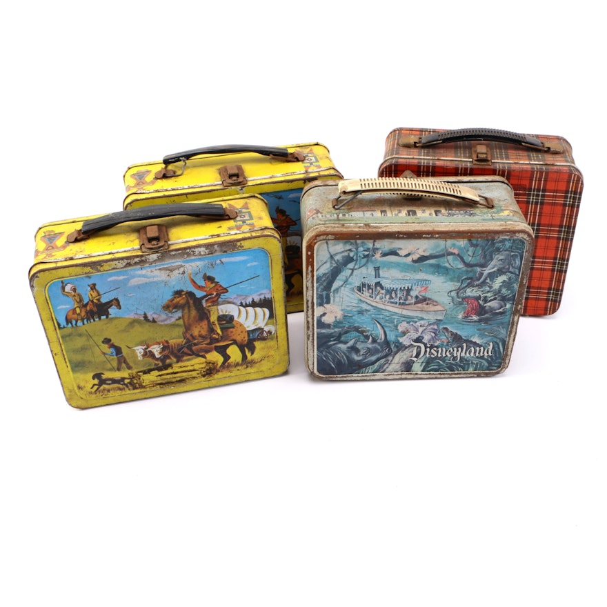 Collection of Four Lunch Boxes