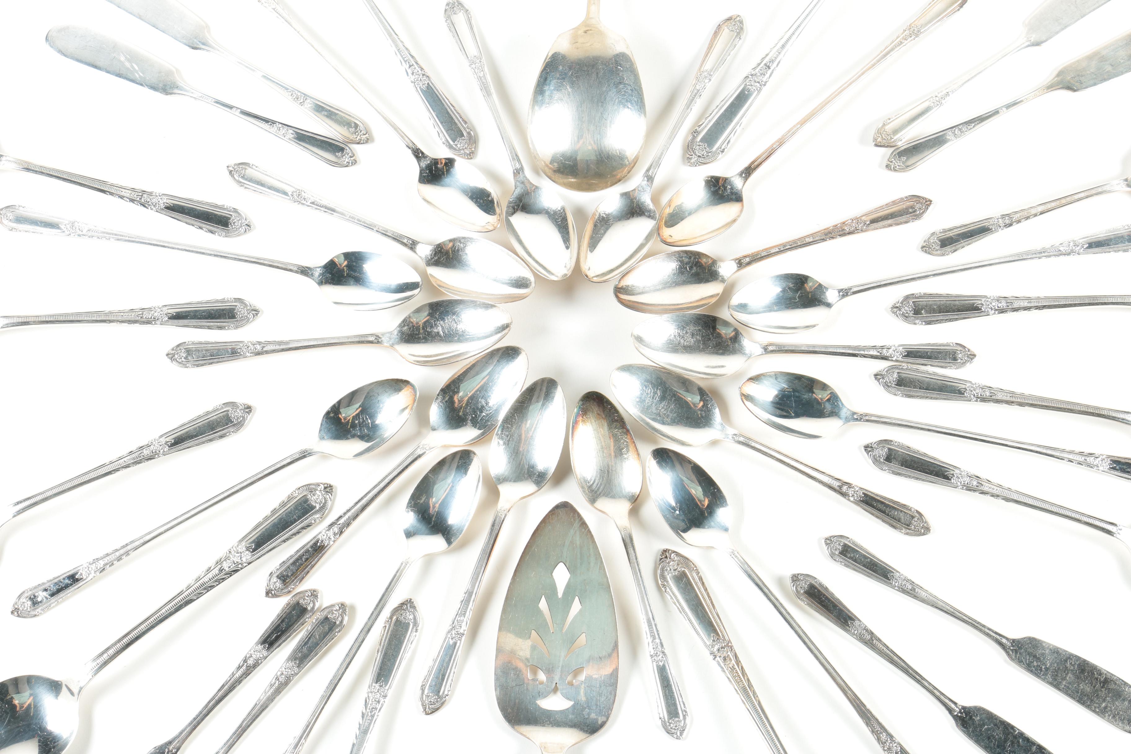 Assortment of WM Rogers "Cotillion" Silver Plated Flatware