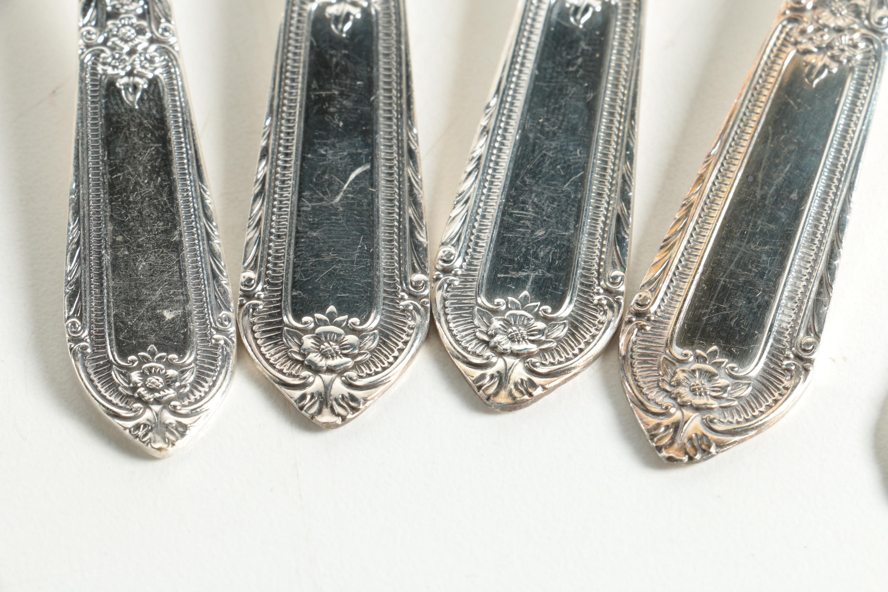 Assortment of WM Rogers "Cotillion" Silver Plated Flatware