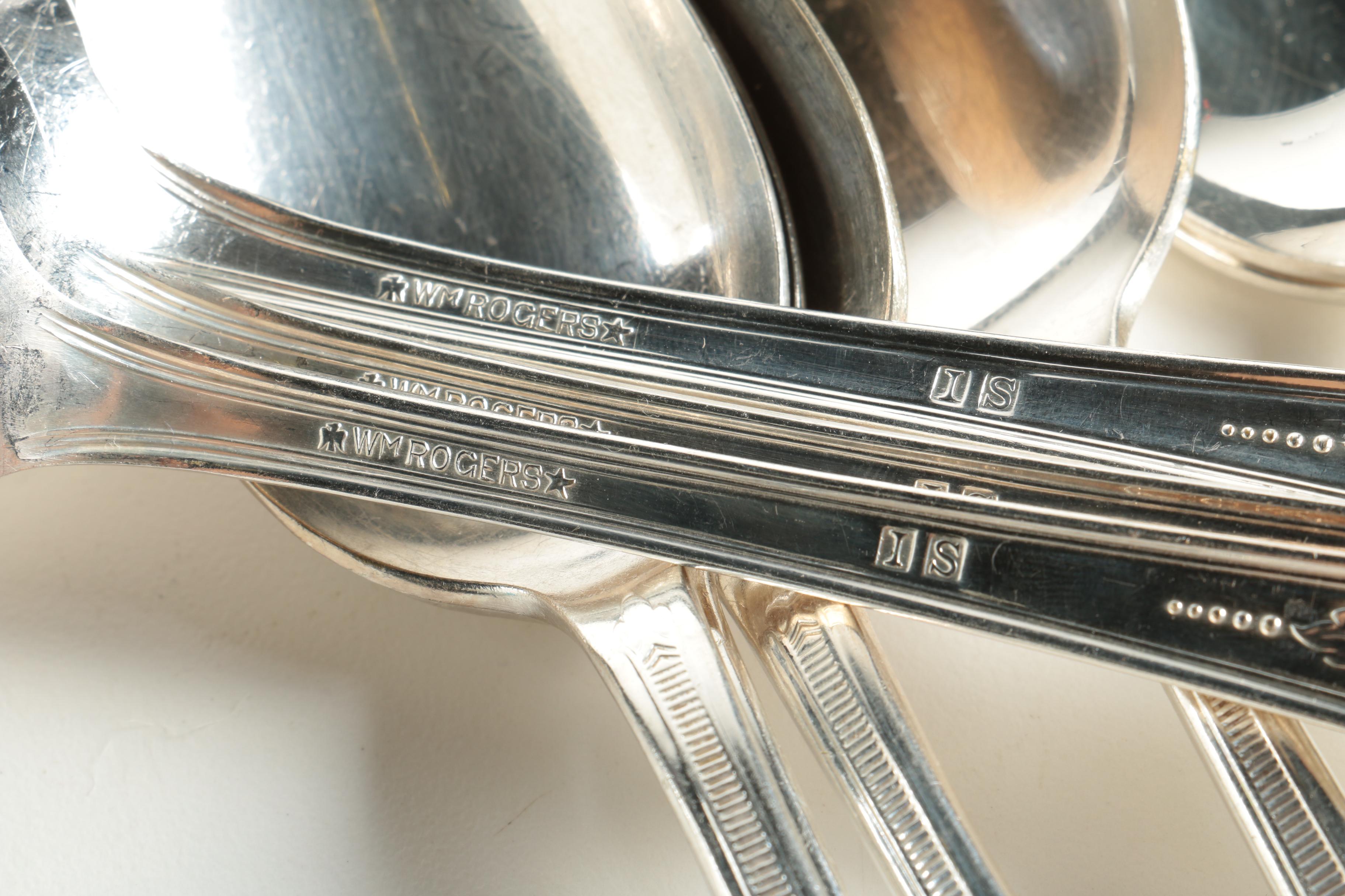 Assortment of WM Rogers "Cotillion" Silver Plated Flatware