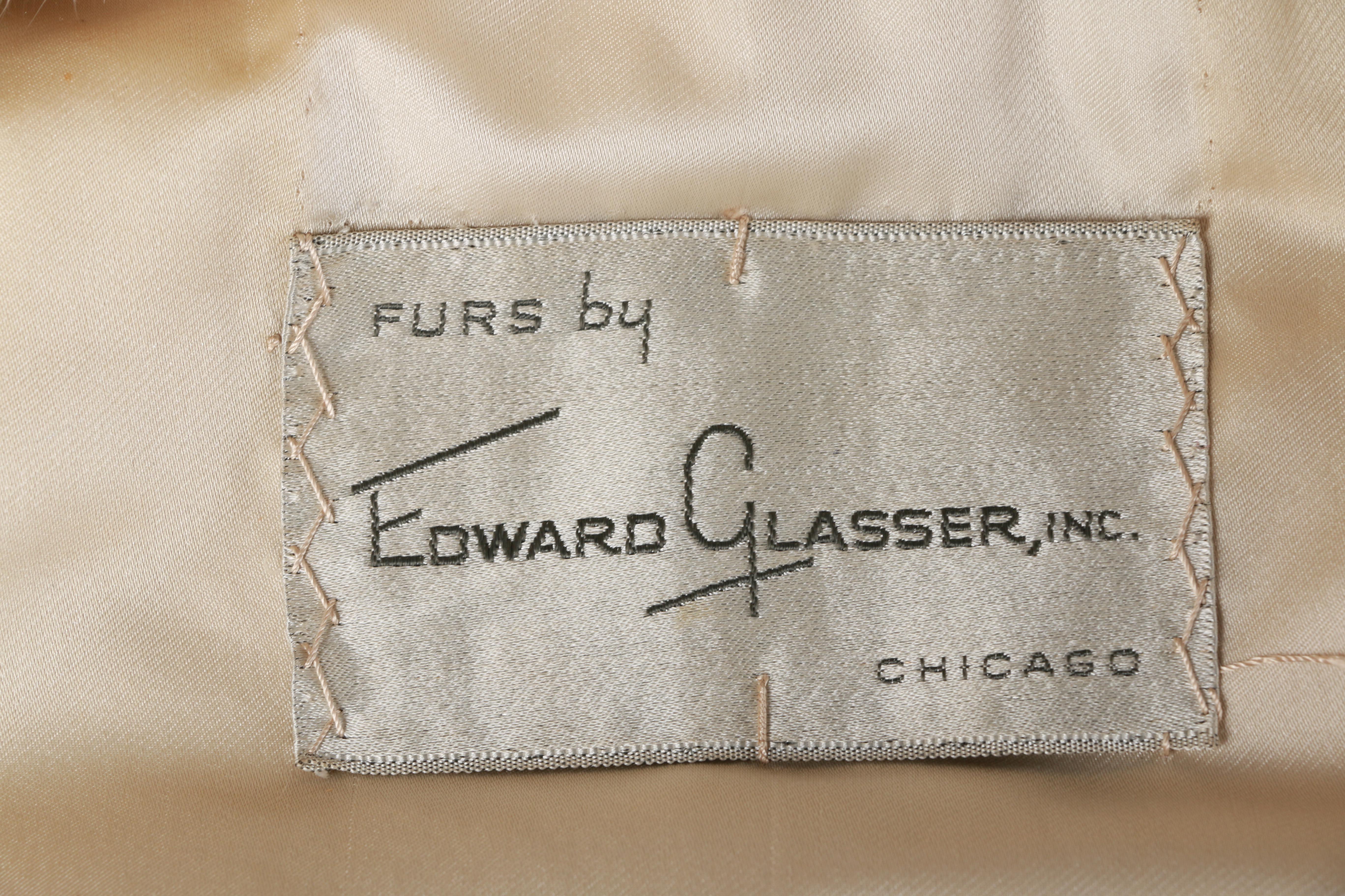 Vintage Mink Fur Jacket by Edward Glasser