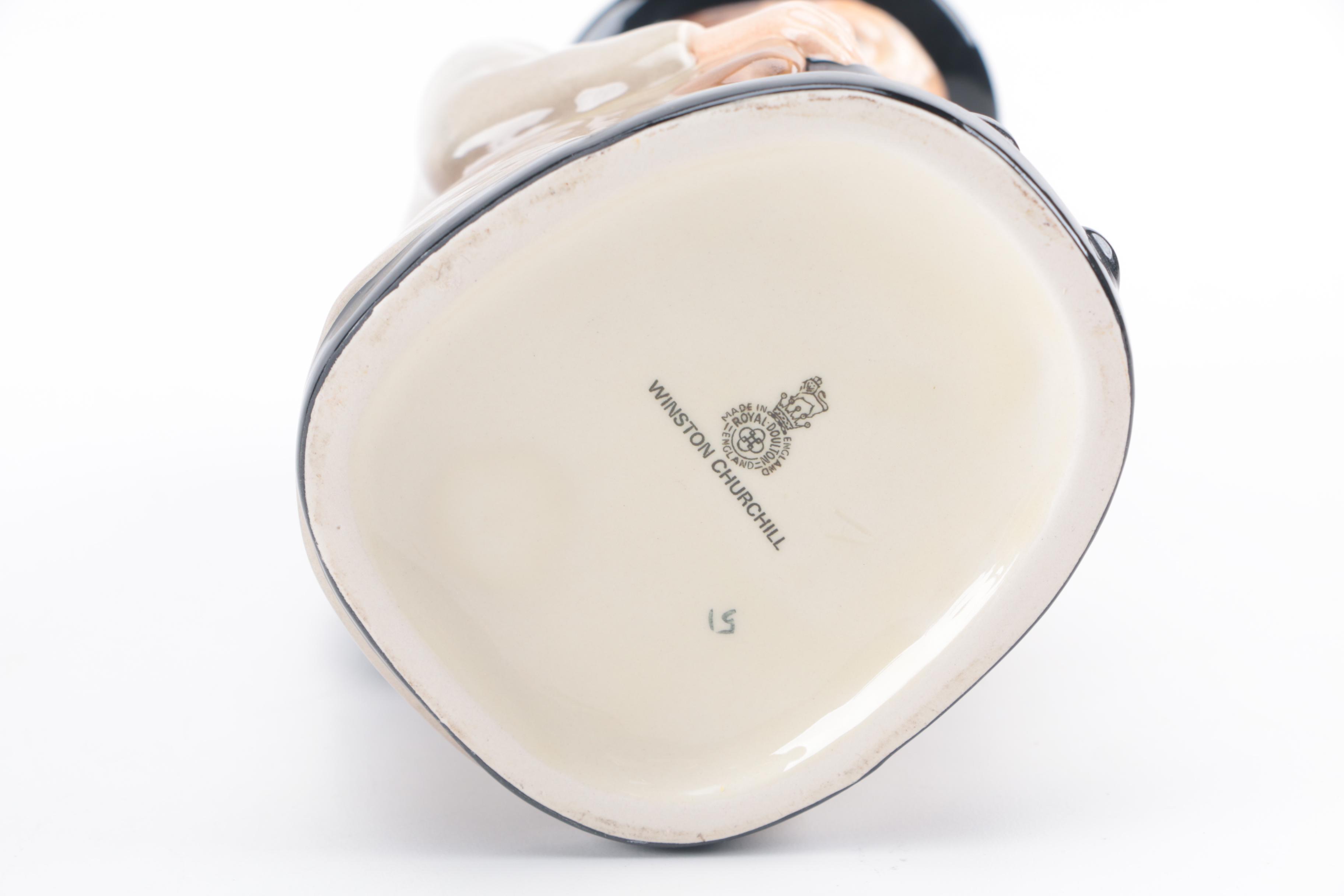 Royal Doulton Ceramic Mugs featuring Winston Churchill