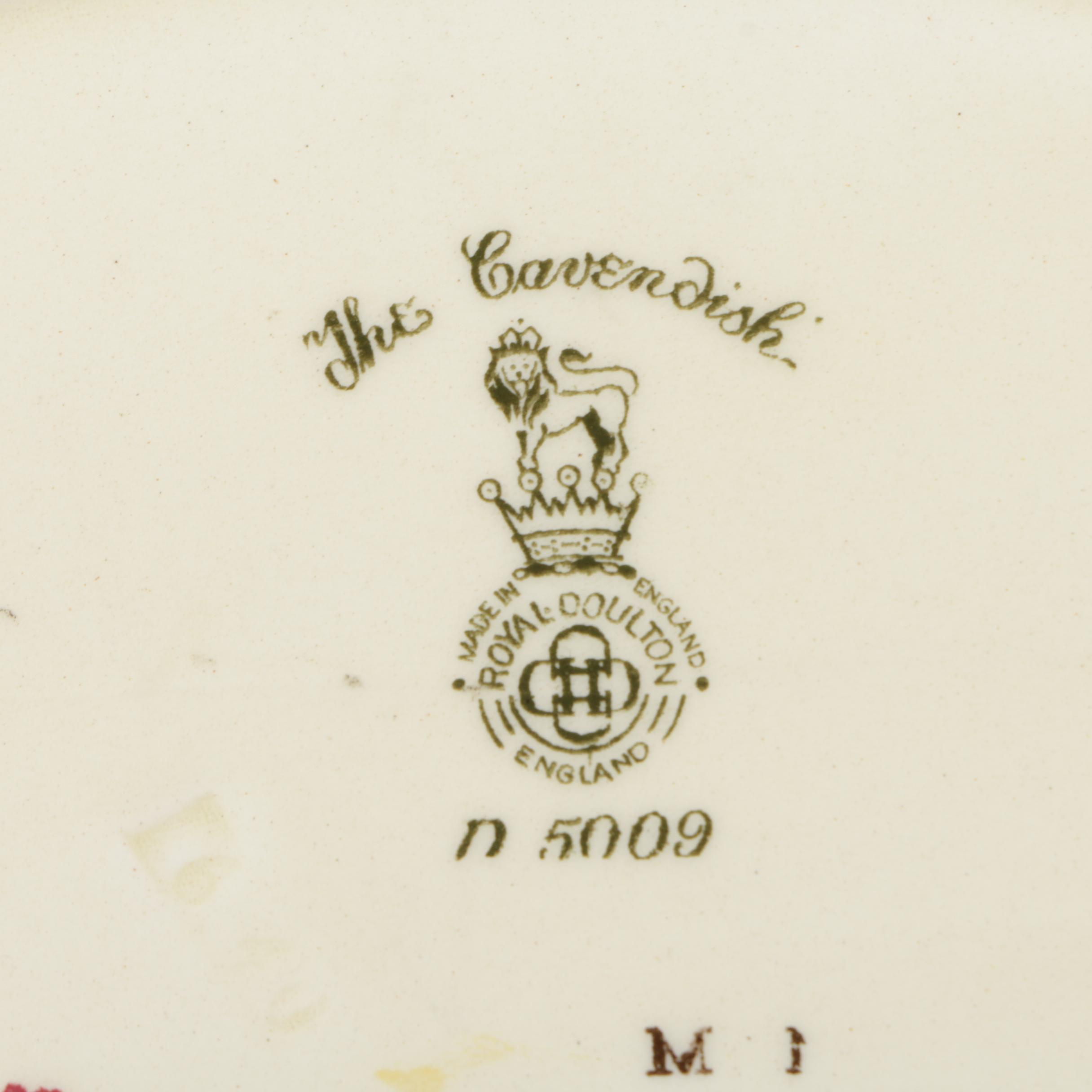 Vintage Royal Doulton "The Cavendish" Ceramic Serveware