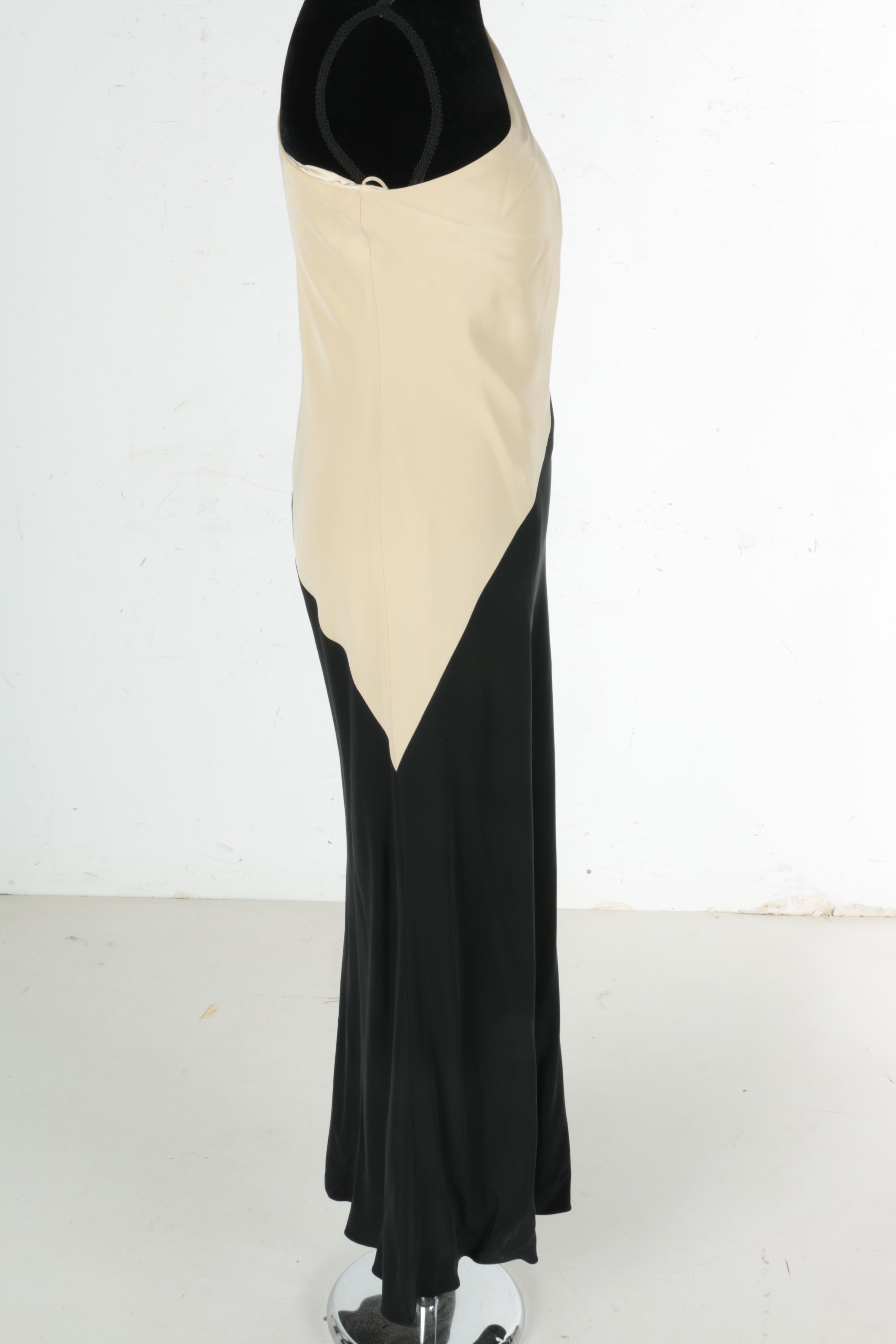 Melinda Eng One Shoulder Silk Dress