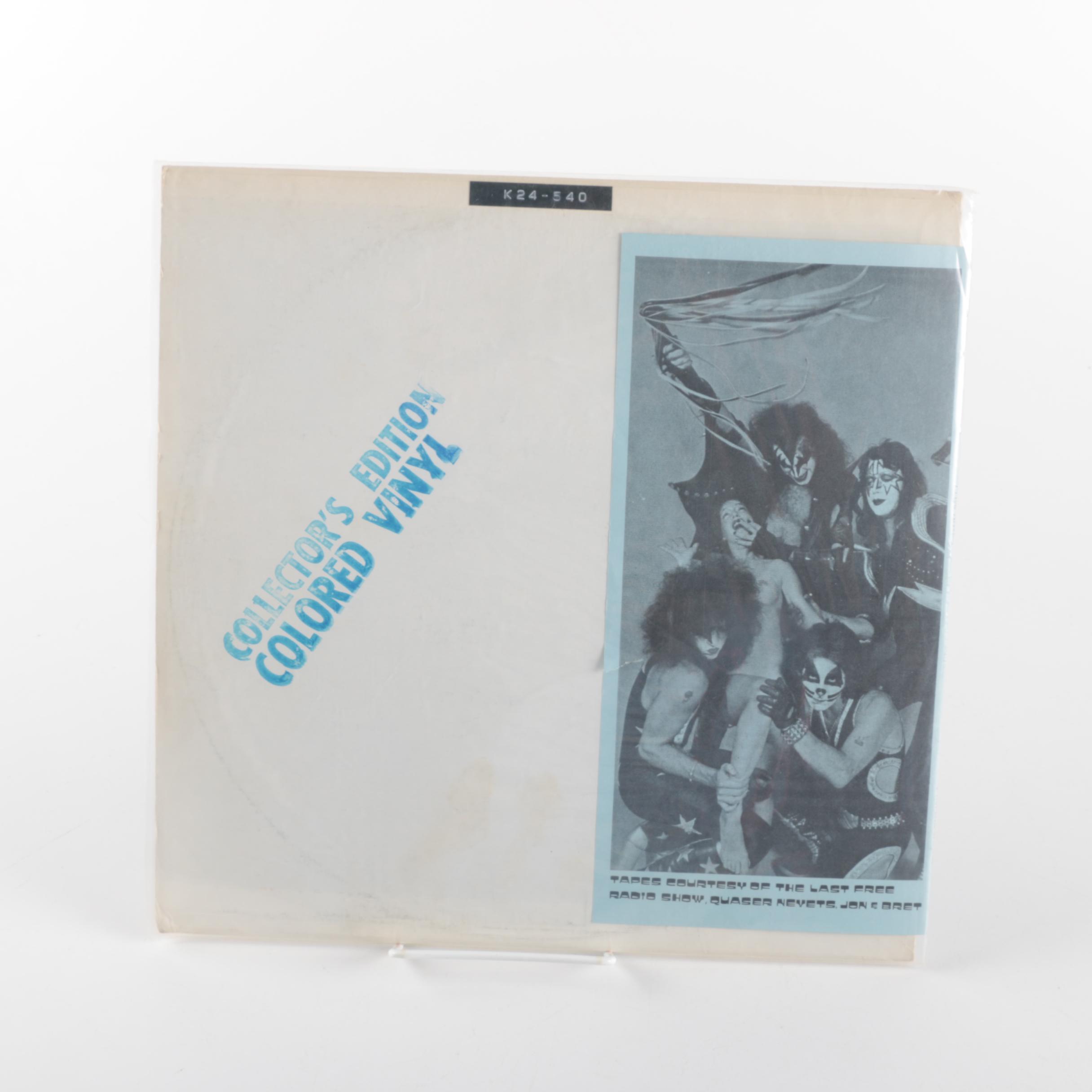 KISS "Fried Alive!" Fan Club LP On Red Splatter Vinyl