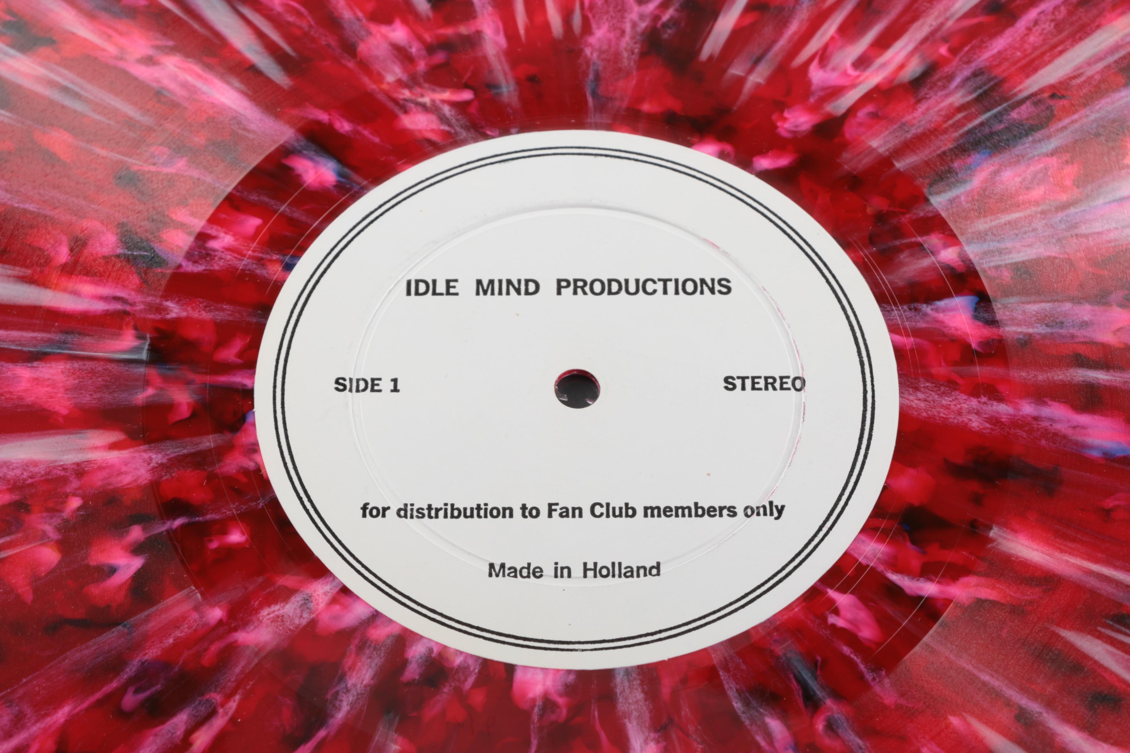 KISS "Fried Alive!" Fan Club LP On Red Splatter Vinyl