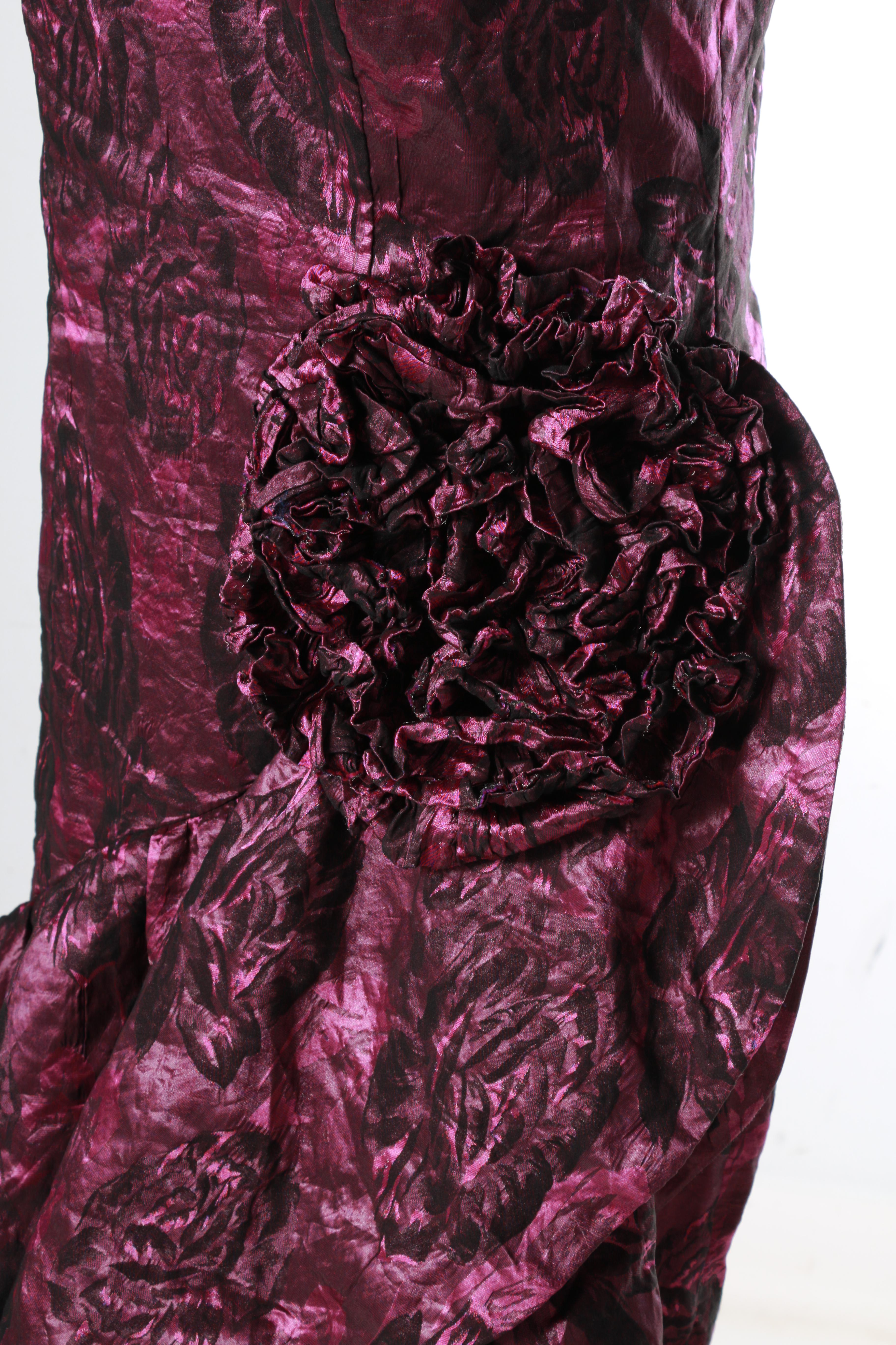 One Shoulder Formal Ruffle Gown