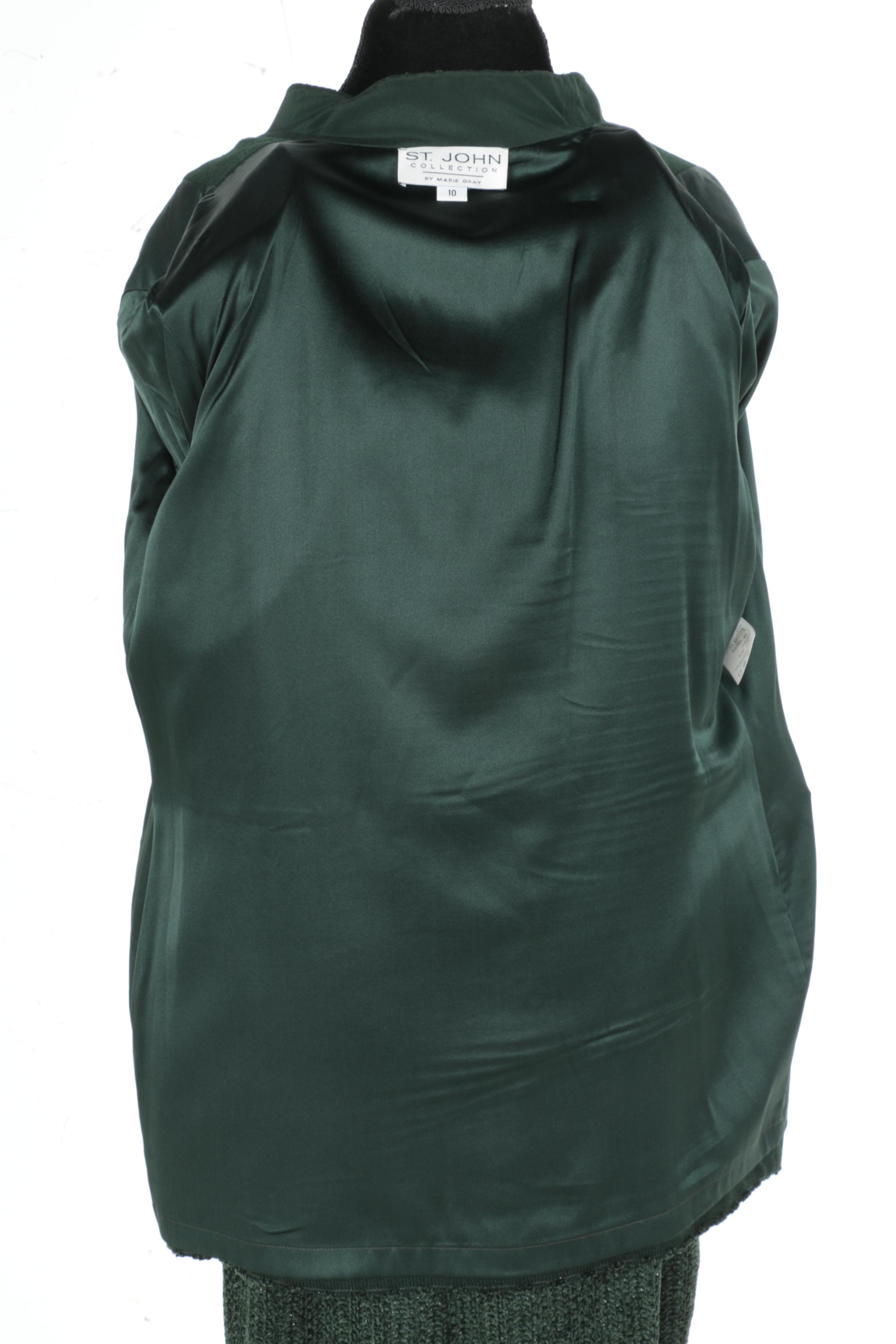 St. John Collection Knit Skirt Suit