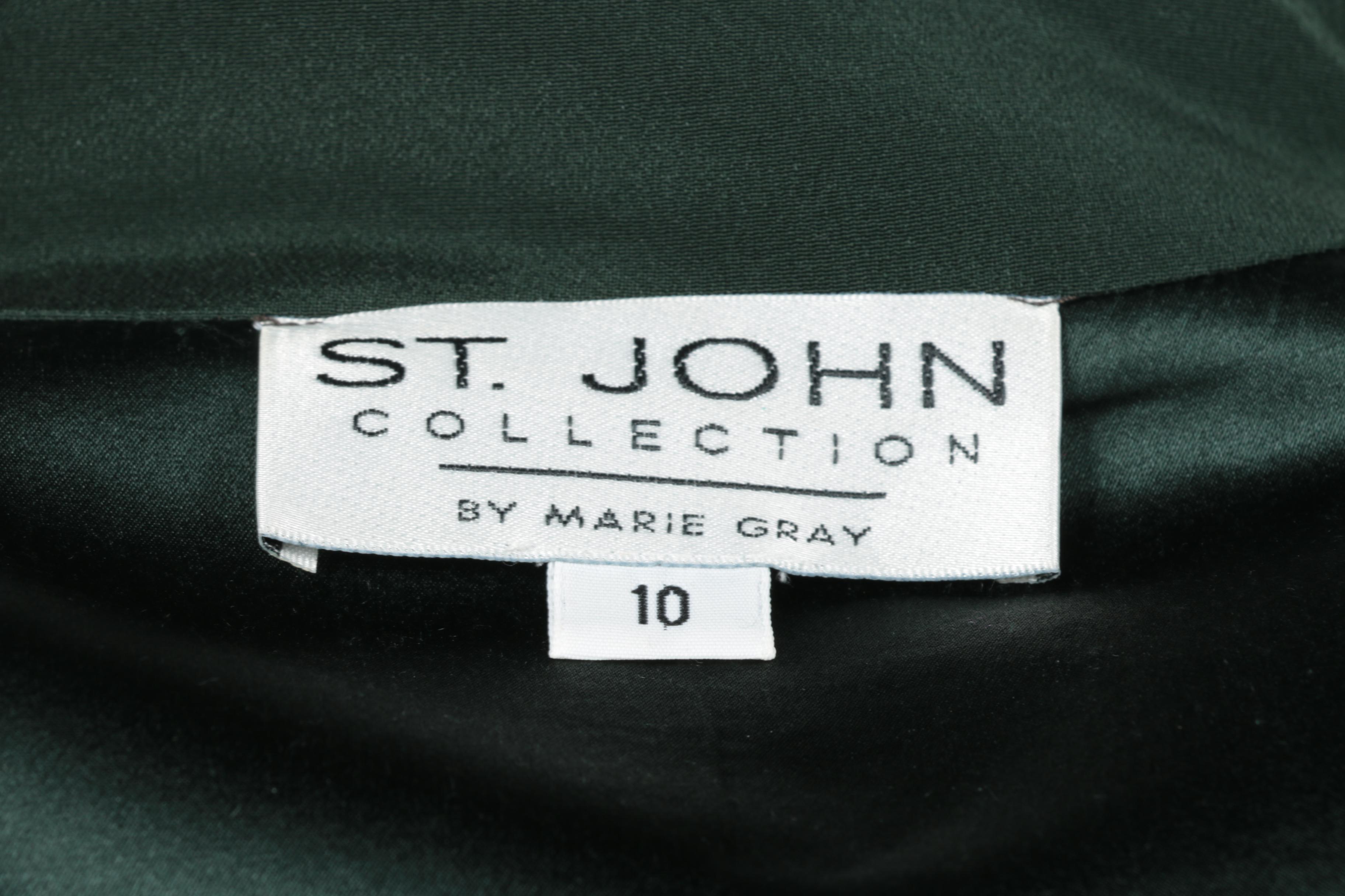 St. John Collection Knit Skirt Suit