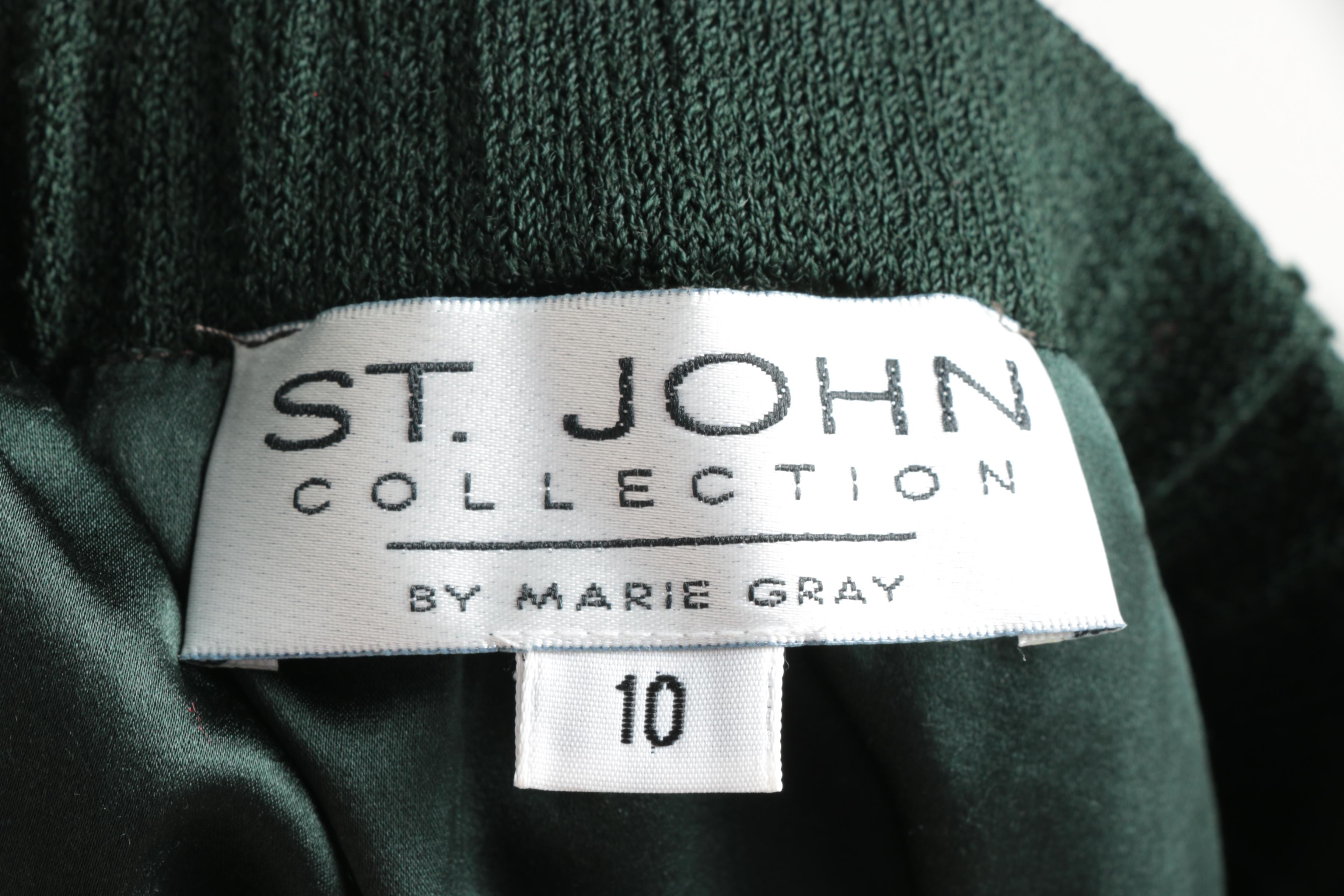 St. John Collection Knit Skirt Suit