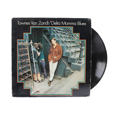 Townes Van Zandt "Delta Momma Blues" Promotional Poppy Records LP Townes Van Zandt "Delta Momma Blues" Promotional Poppy Records LP