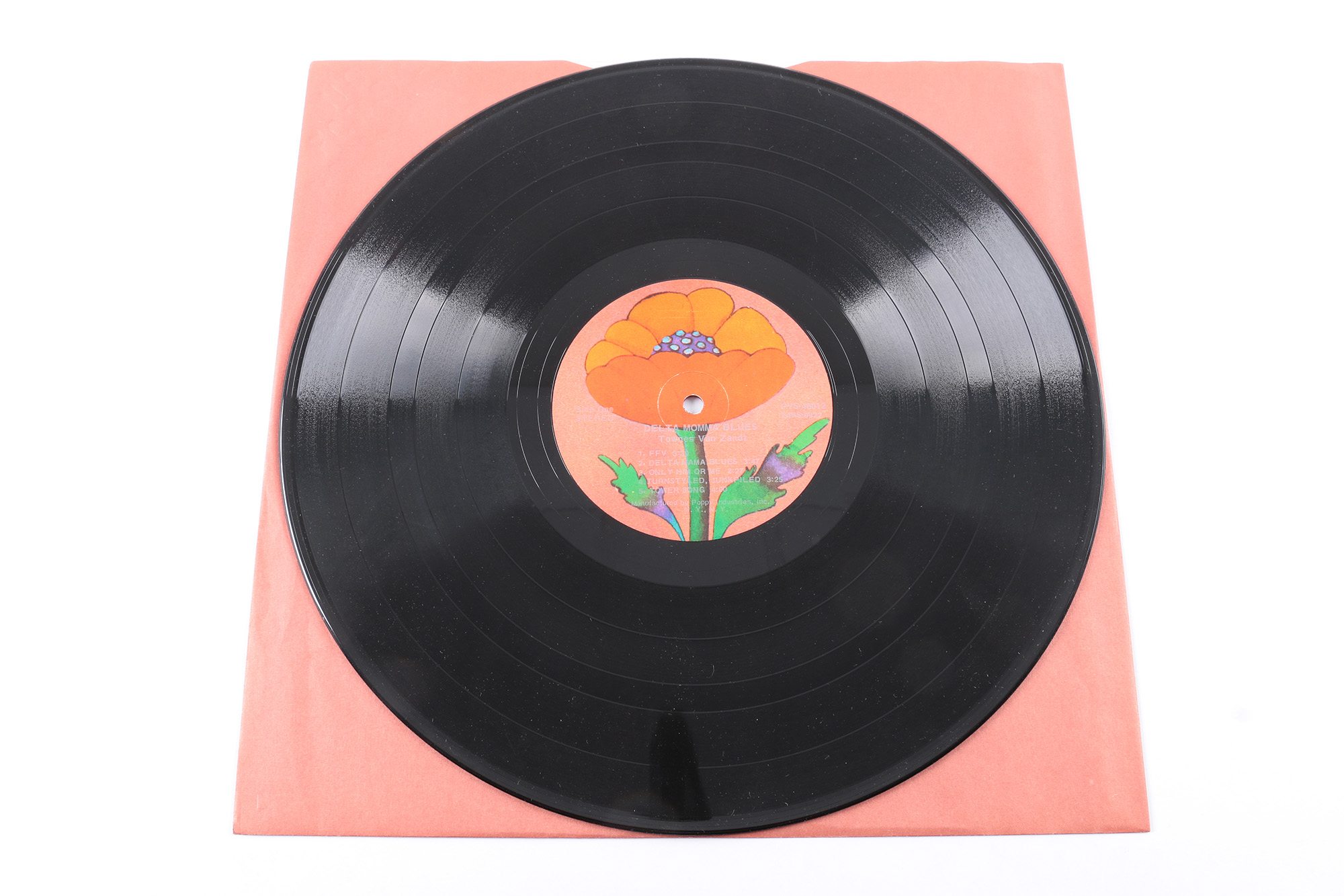 Townes Van Zandt "Delta Momma Blues" Promotional Poppy Records LP