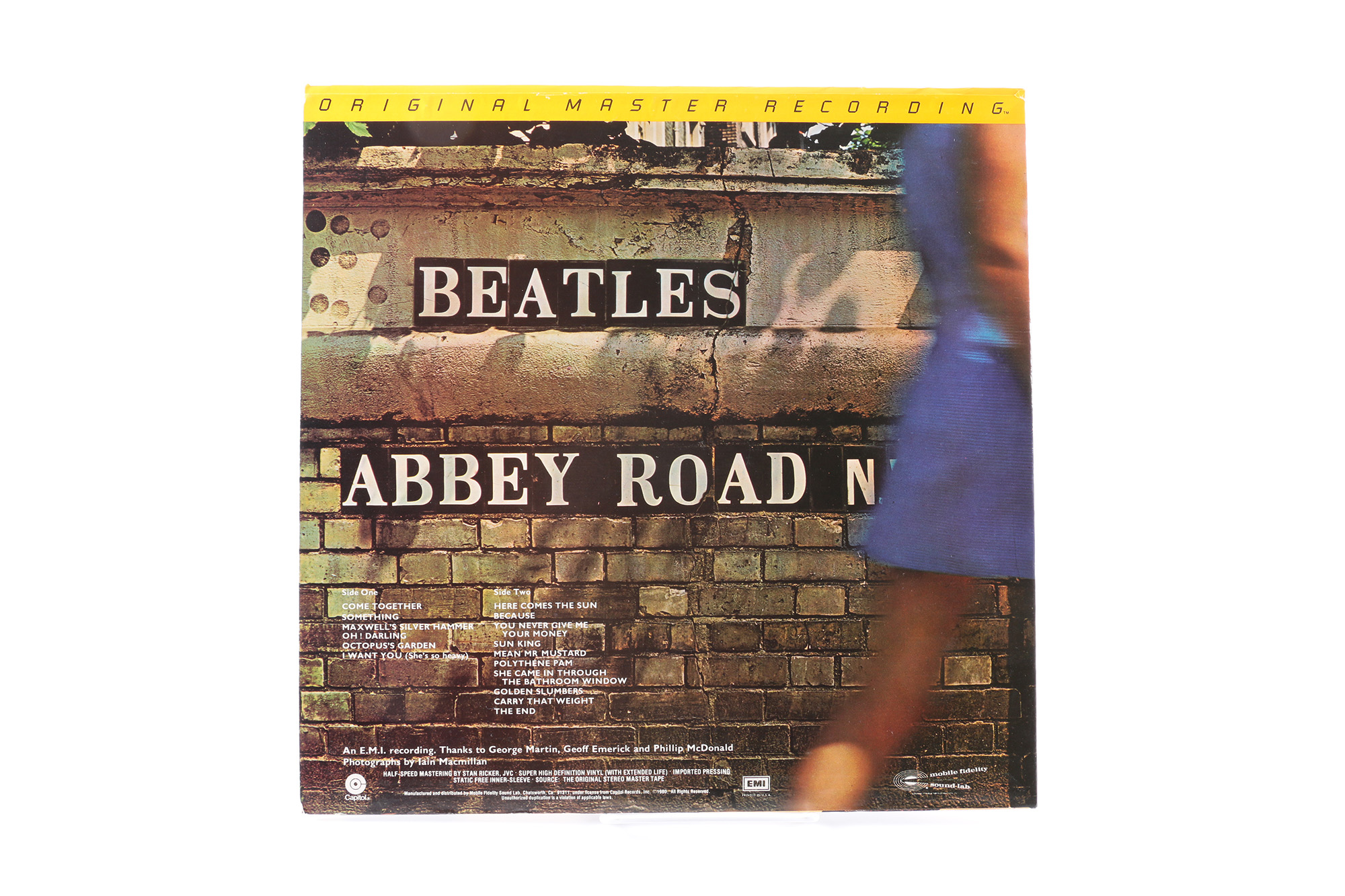 The Beatles "Abbey Road" Original Master Recording LP