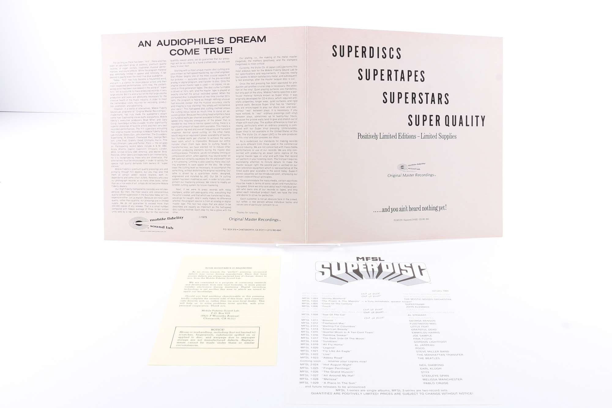 The Beatles "Abbey Road" Original Master Recording LP