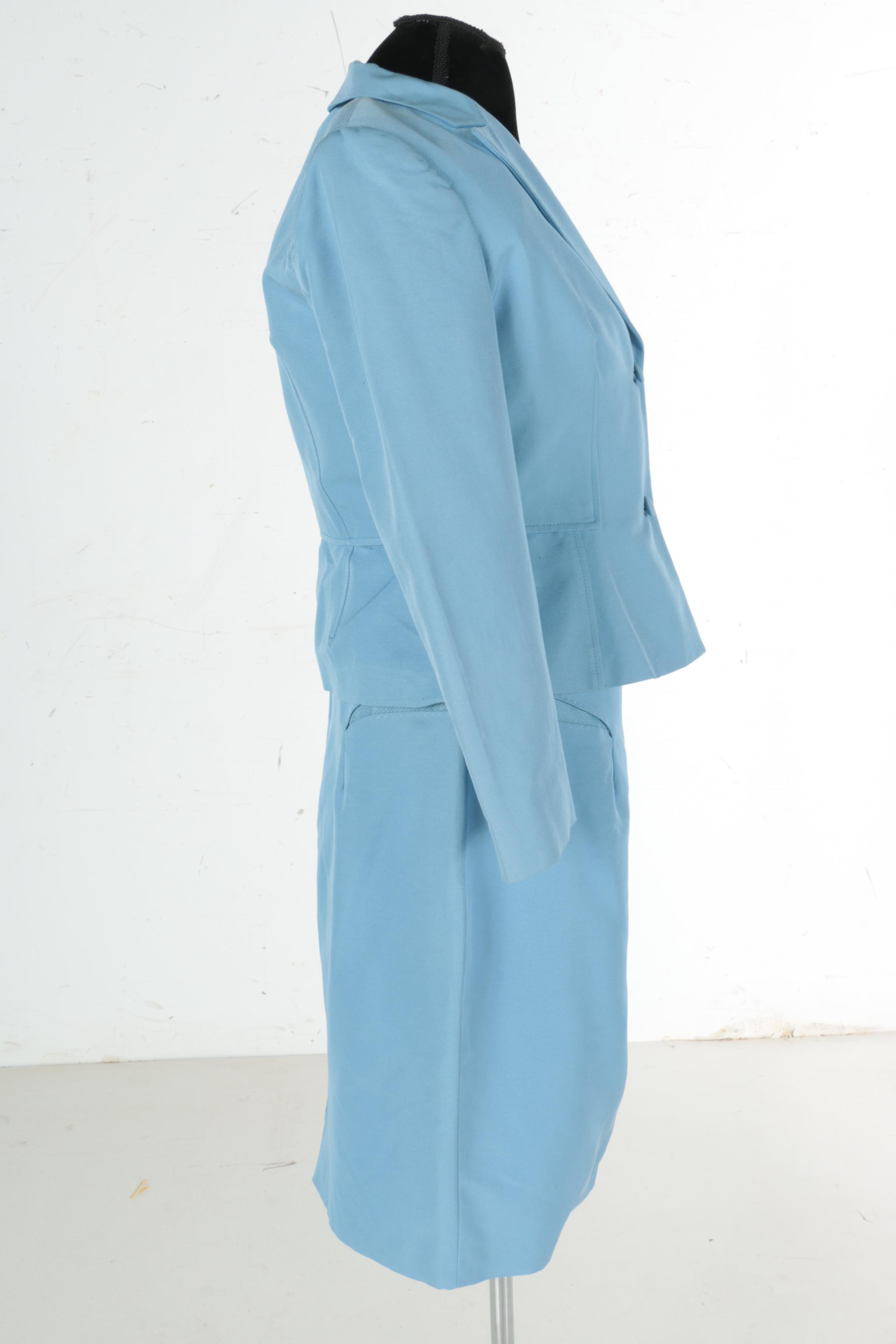 Luca Luca Blue Skirt Suit