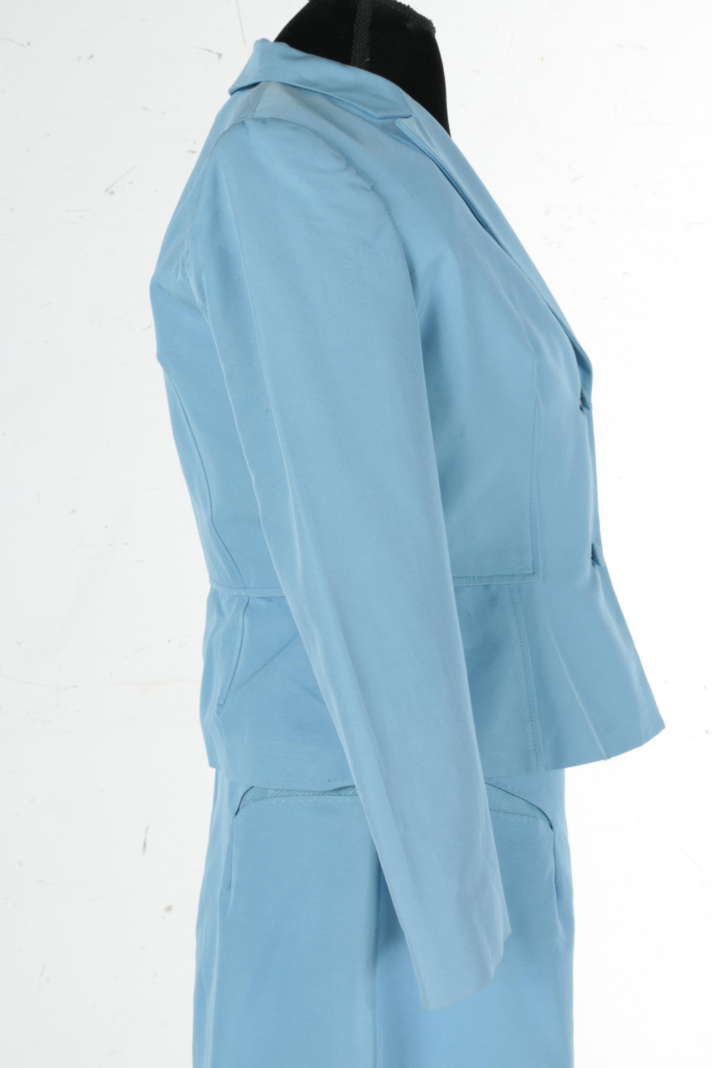 Luca Luca Blue Skirt Suit
