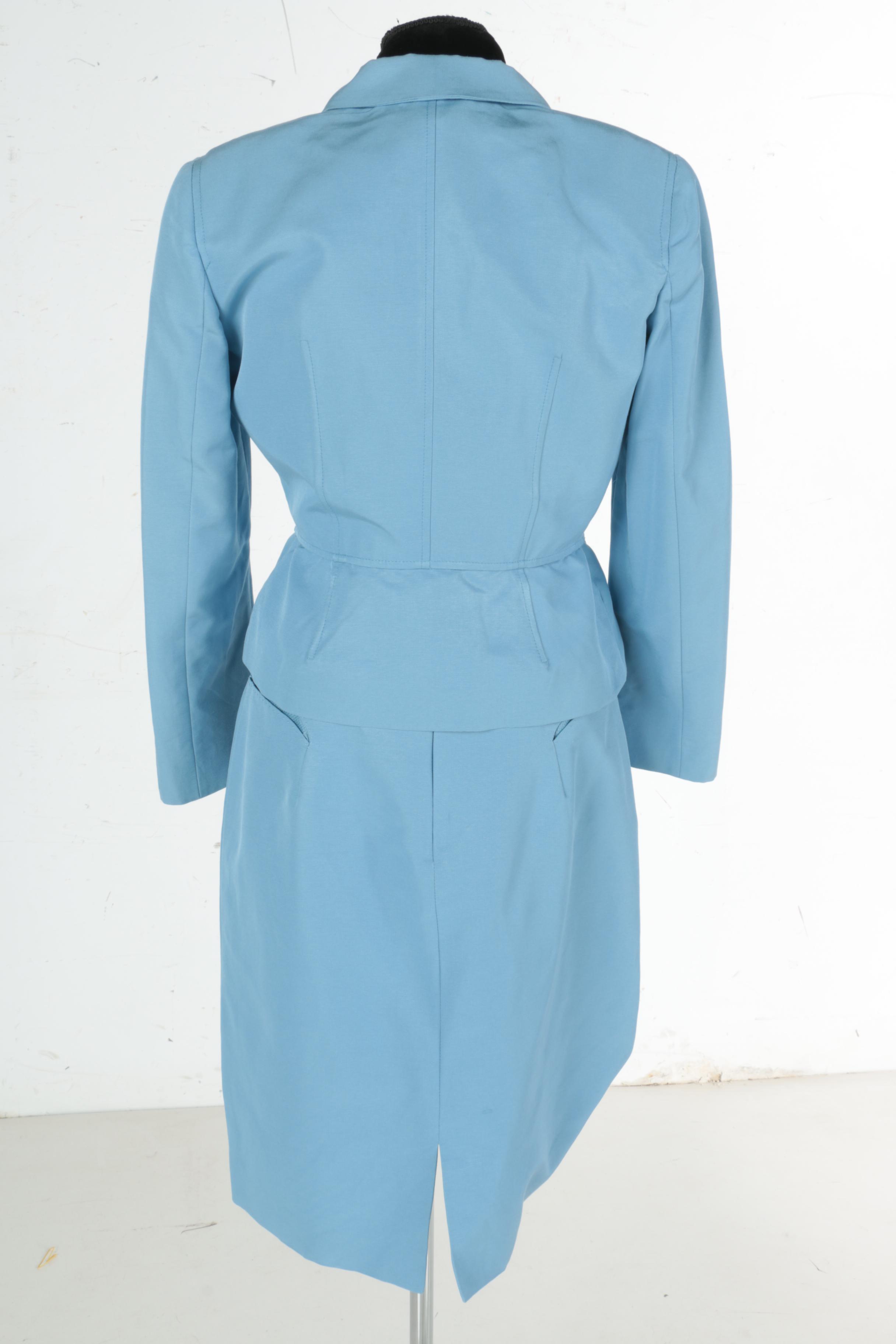 Luca Luca Blue Skirt Suit