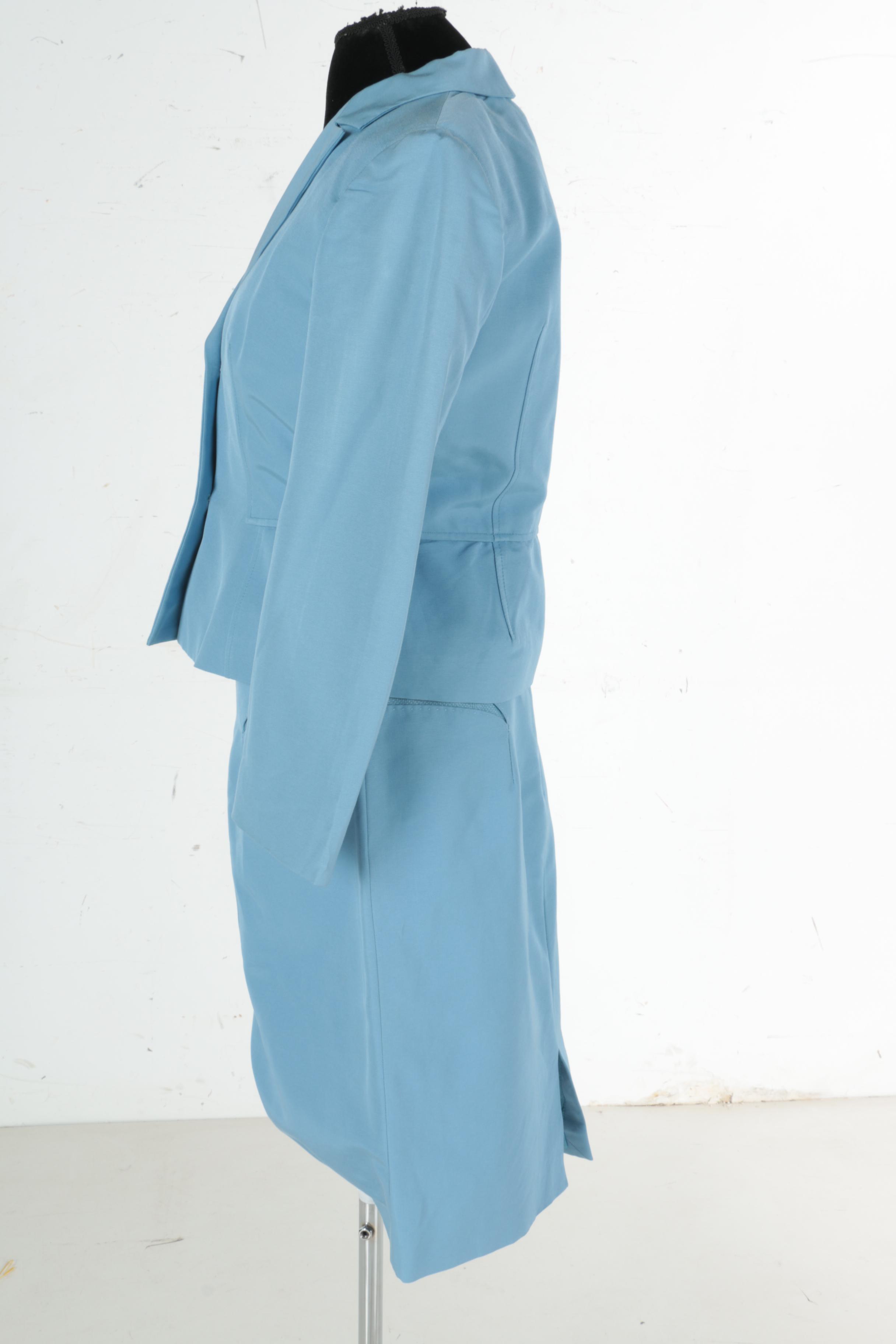 Luca Luca Blue Skirt Suit