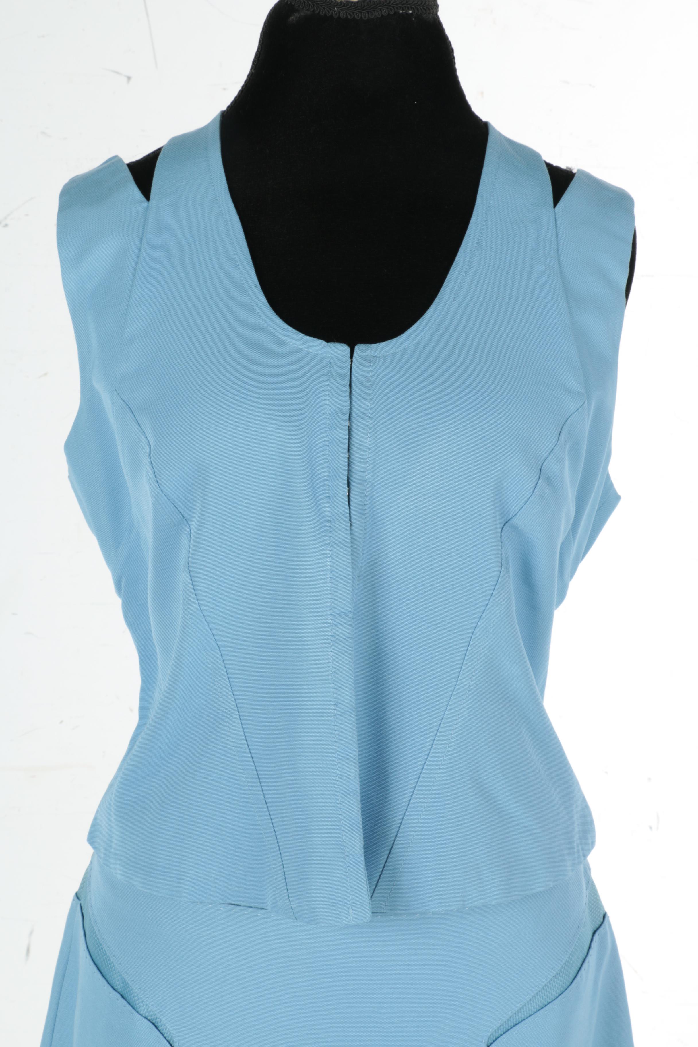 Luca Luca Blue Skirt Suit