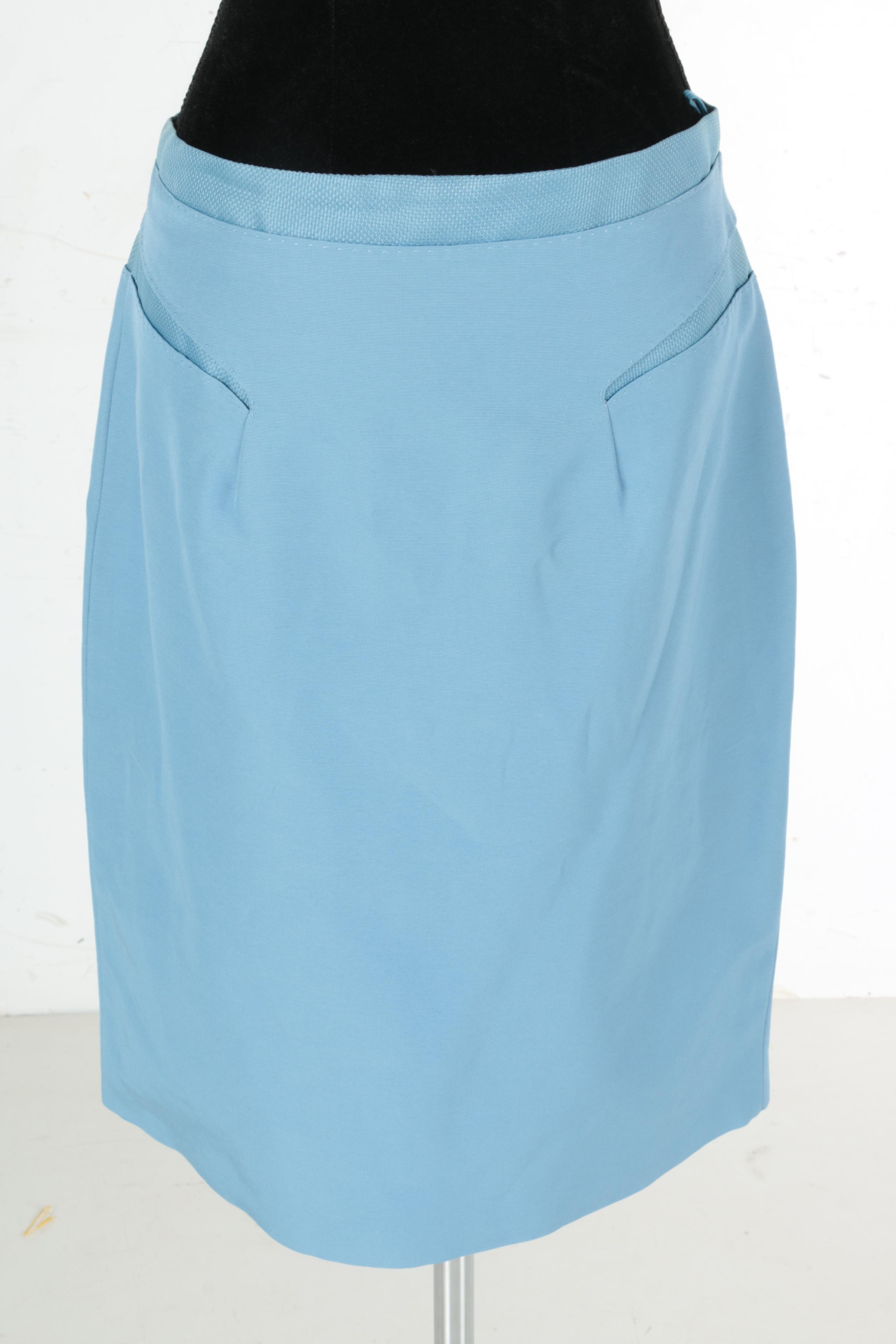 Luca Luca Blue Skirt Suit