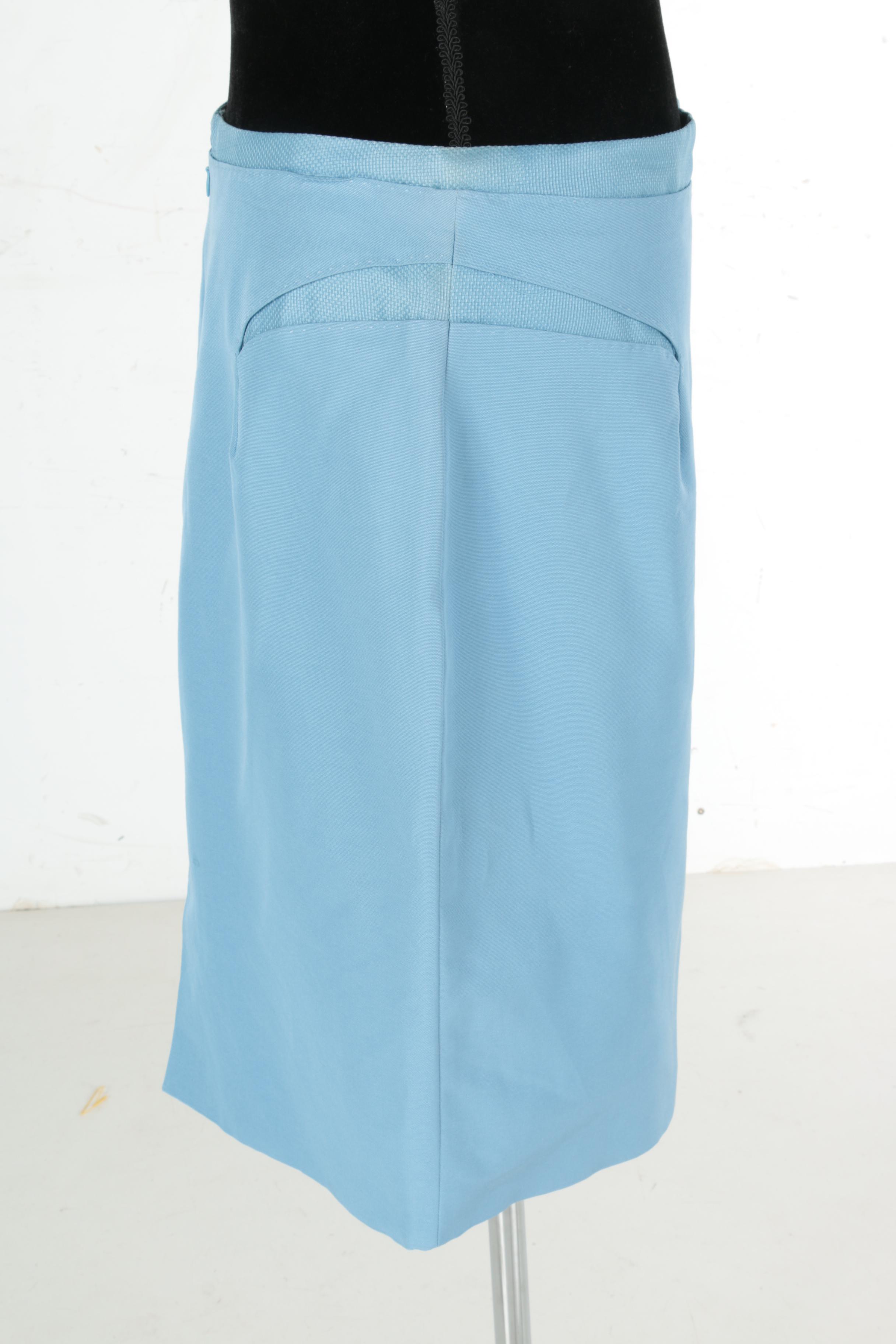 Luca Luca Blue Skirt Suit