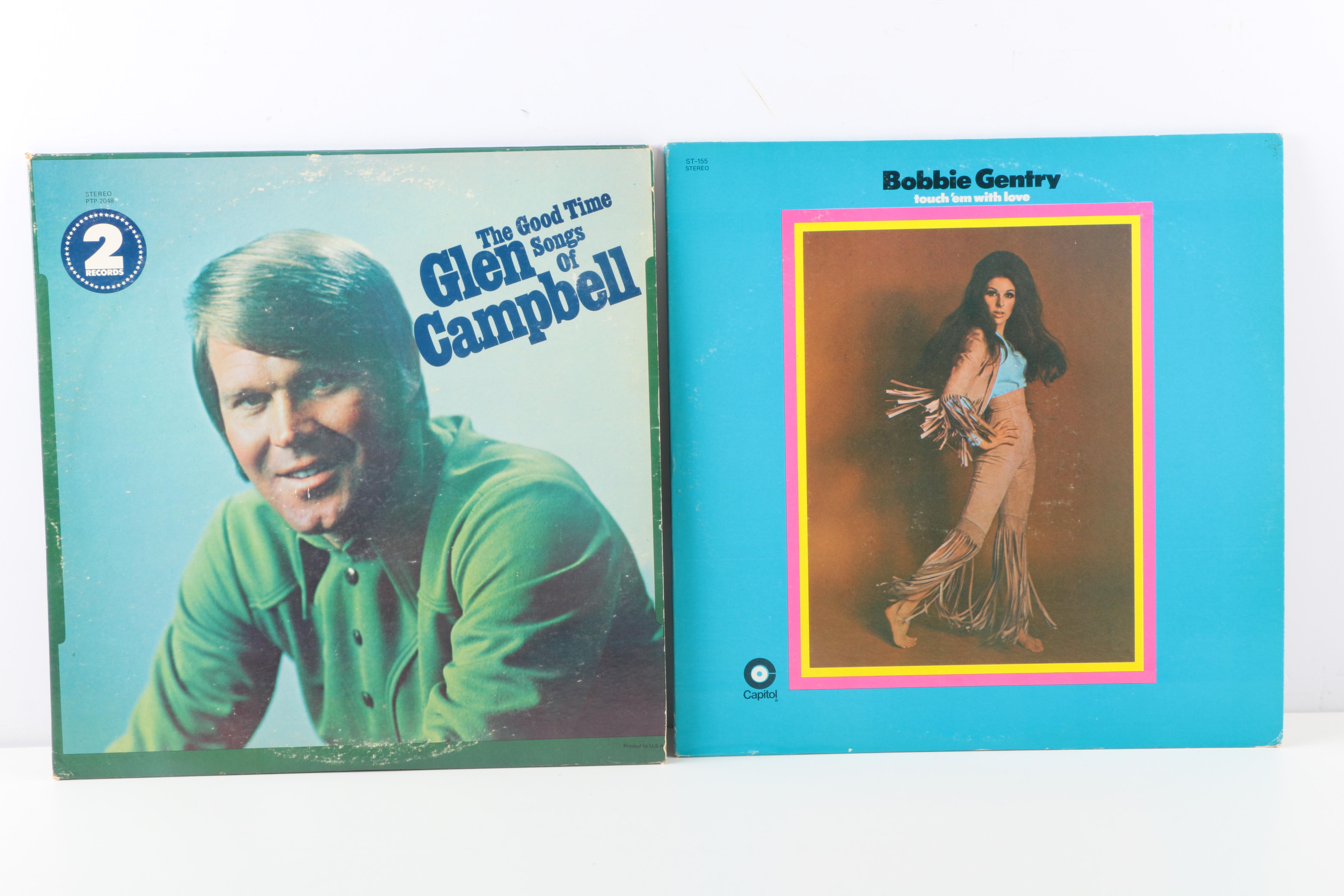 Glen Campbell and Bobbie Gentry LPs Including "Wichita Lineman"