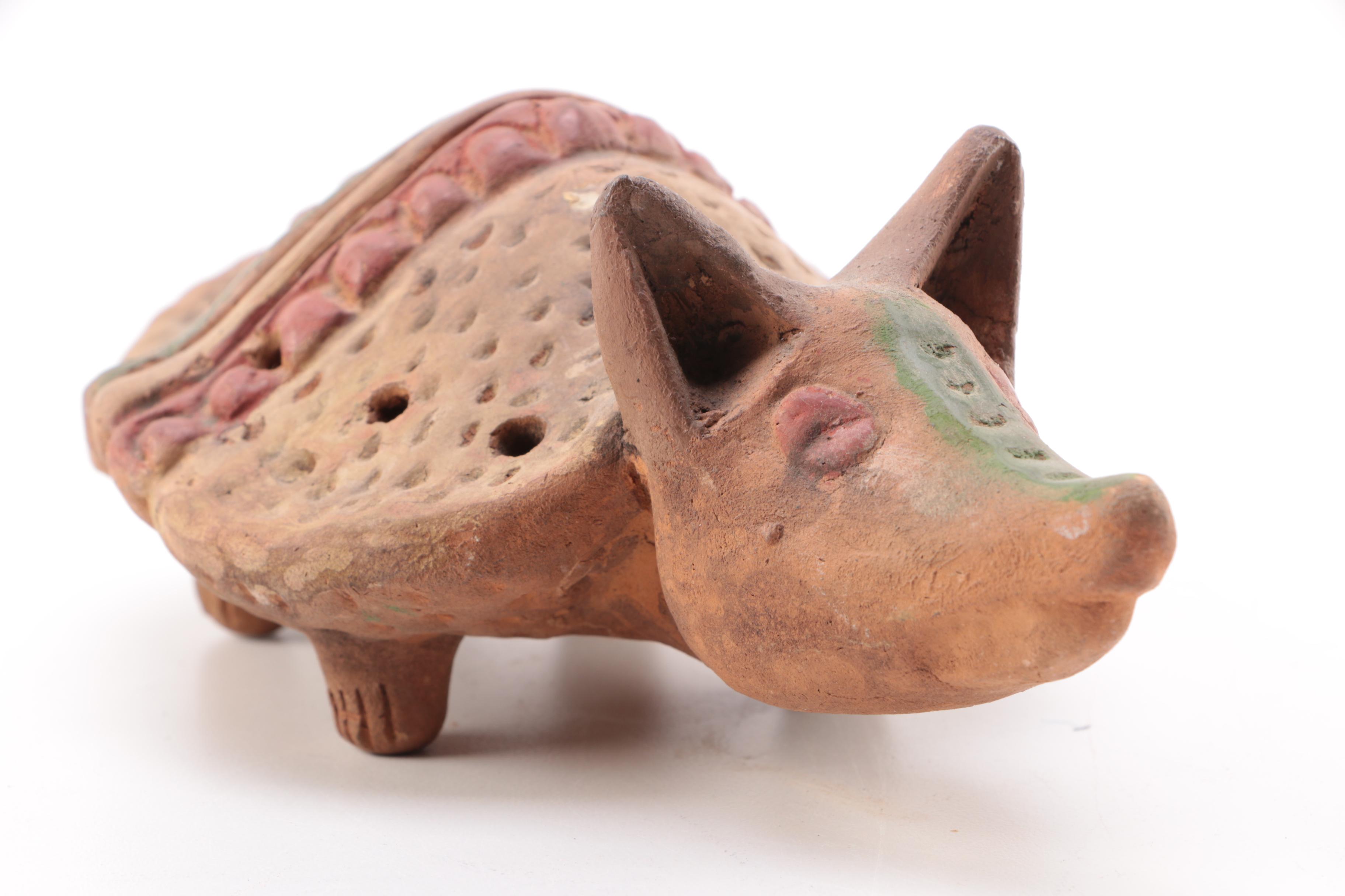 Handmade Clay Animal Form Whistles