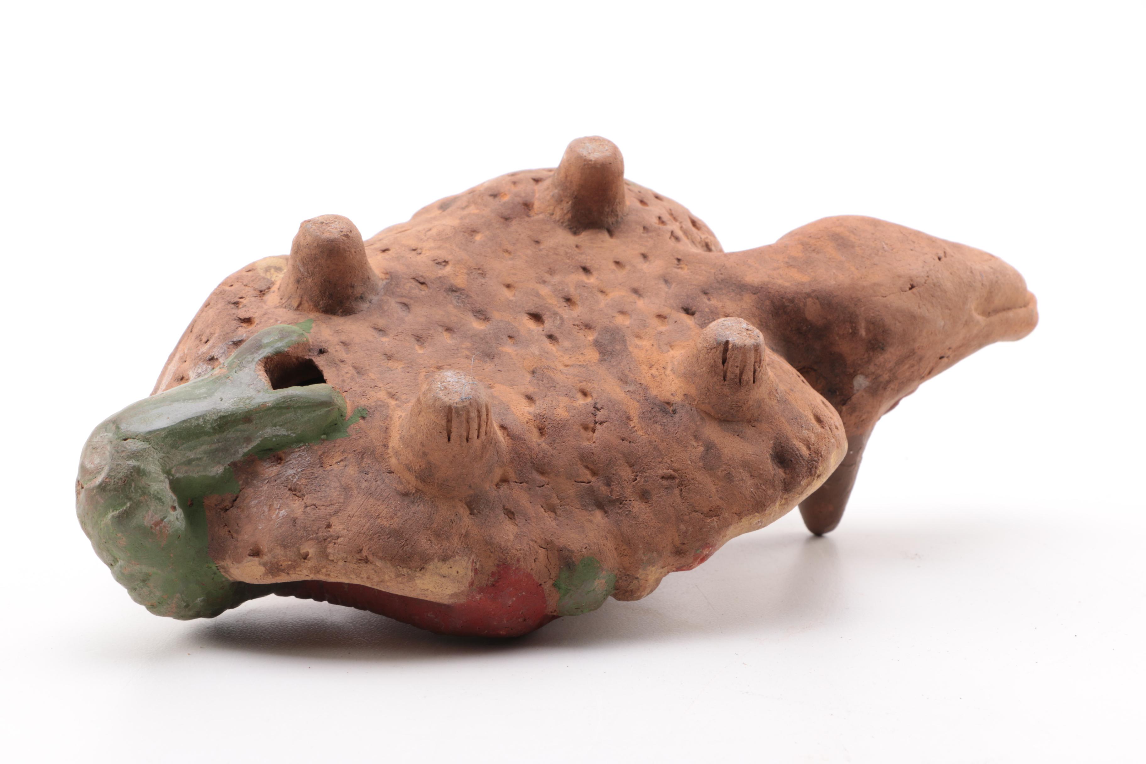 Handmade Clay Animal Form Whistles