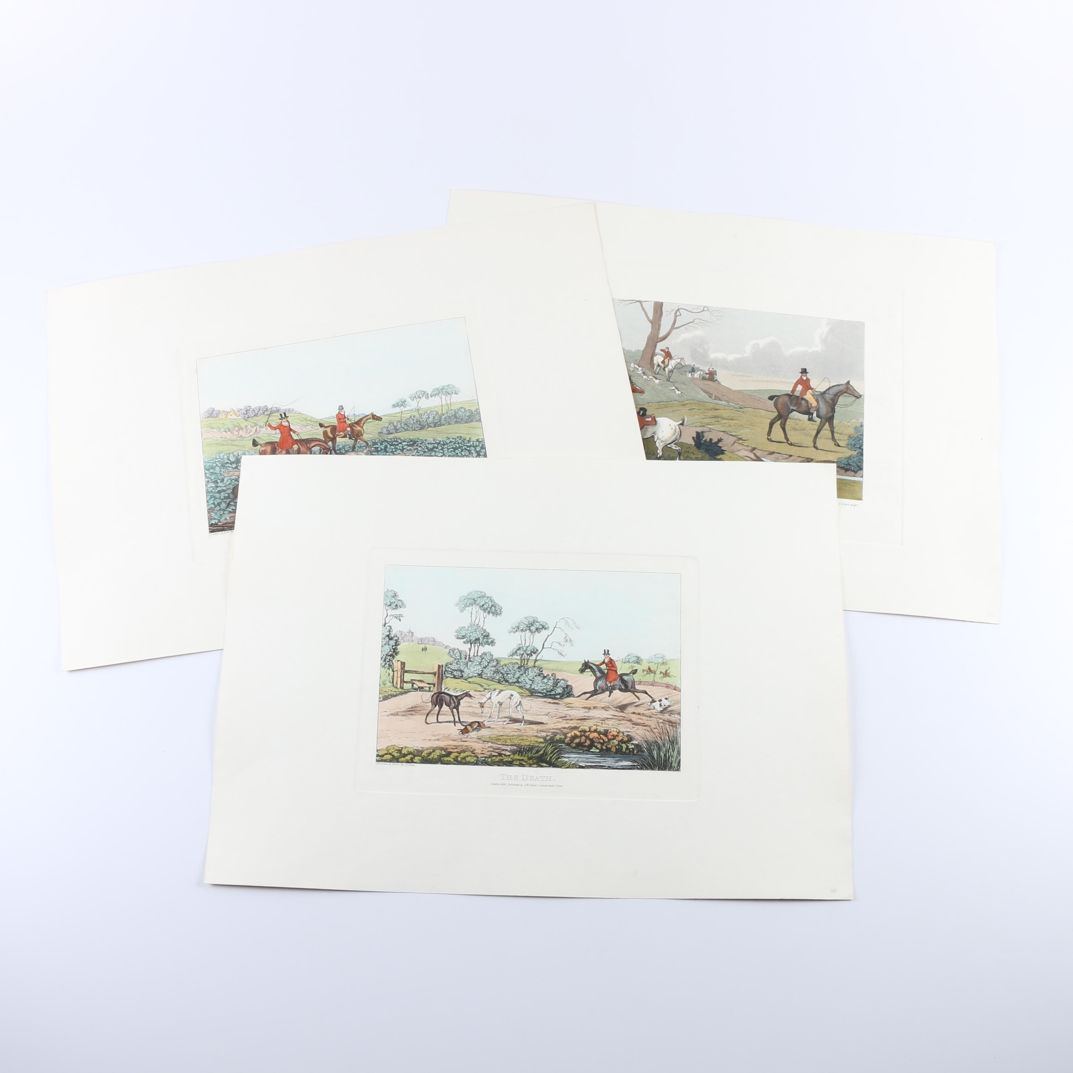 Etchings and Engraving After Alken's Original Hunting Scenes