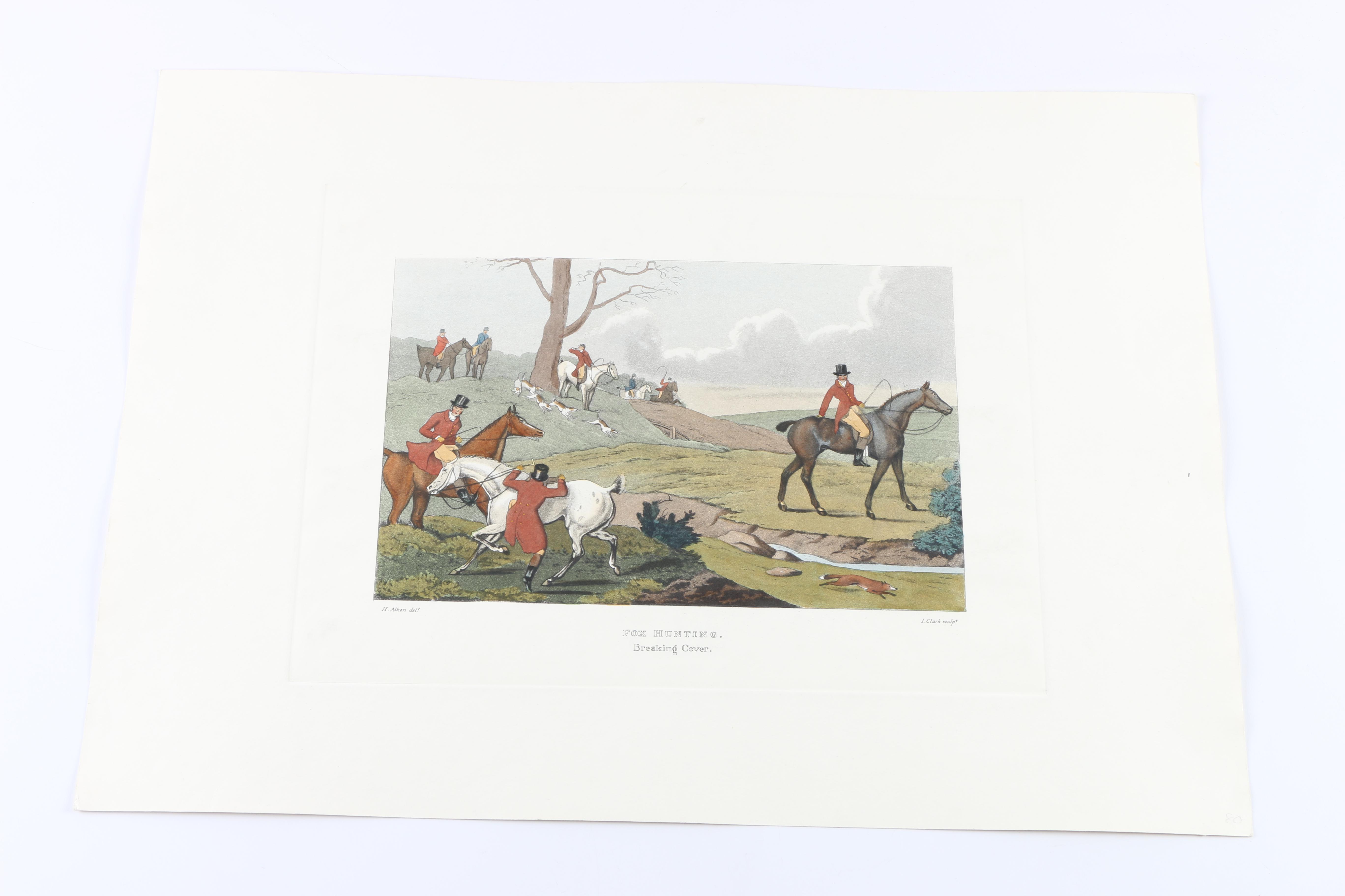 Etchings and Engraving After Alken's Original Hunting Scenes
