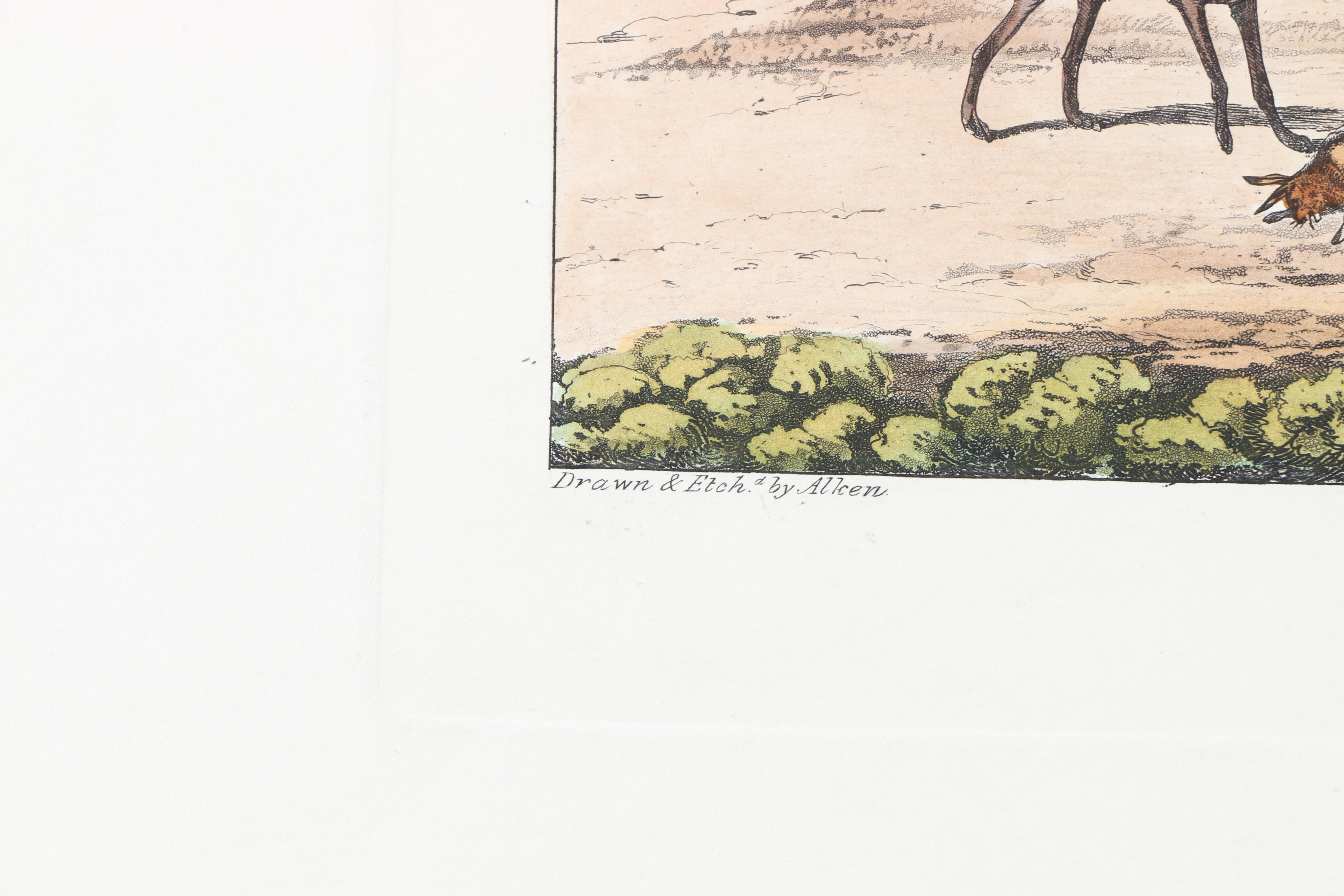 Etchings and Engraving After Alken's Original Hunting Scenes
