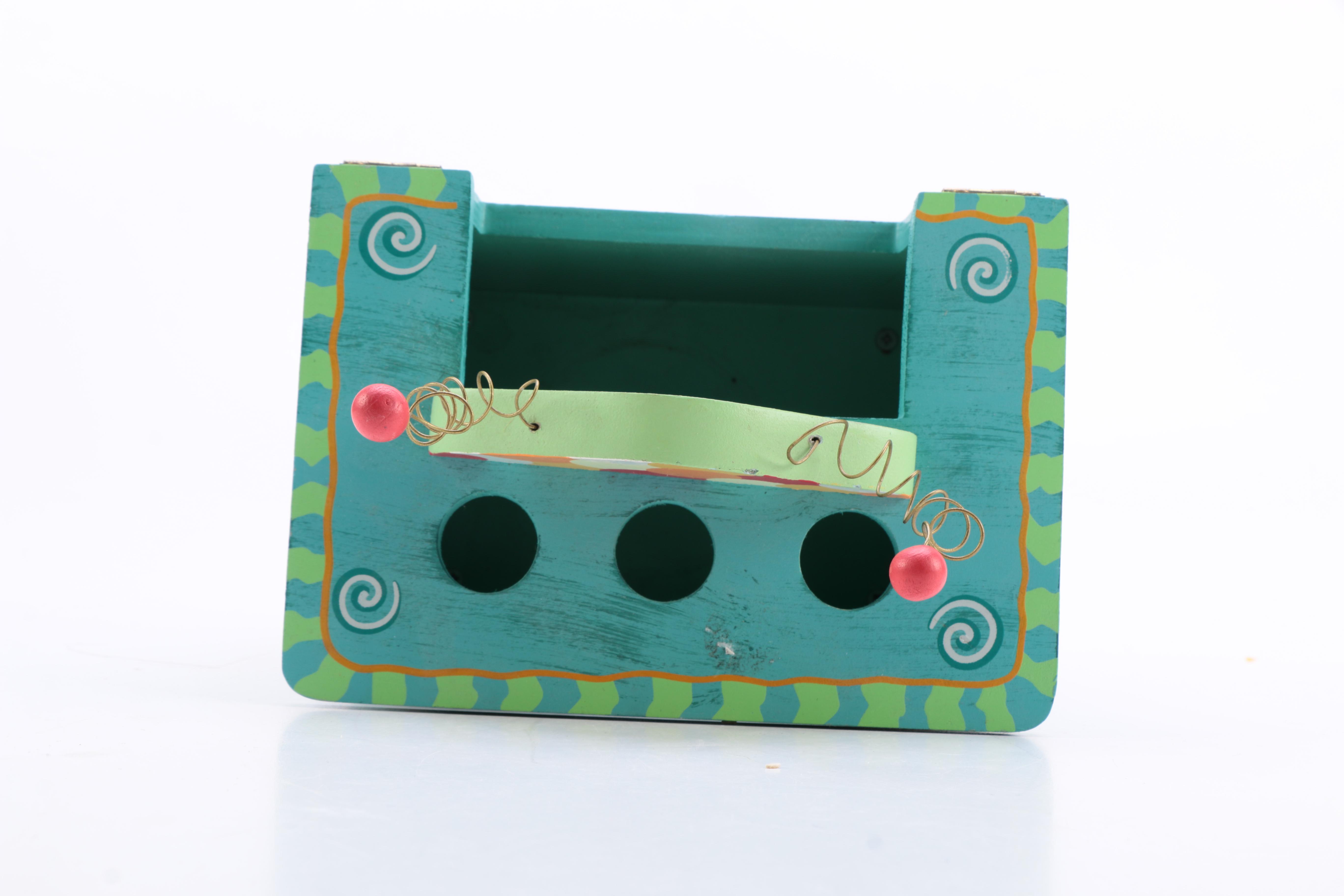 Aquatic-Themed Wood TV Fish Aquarium Housing