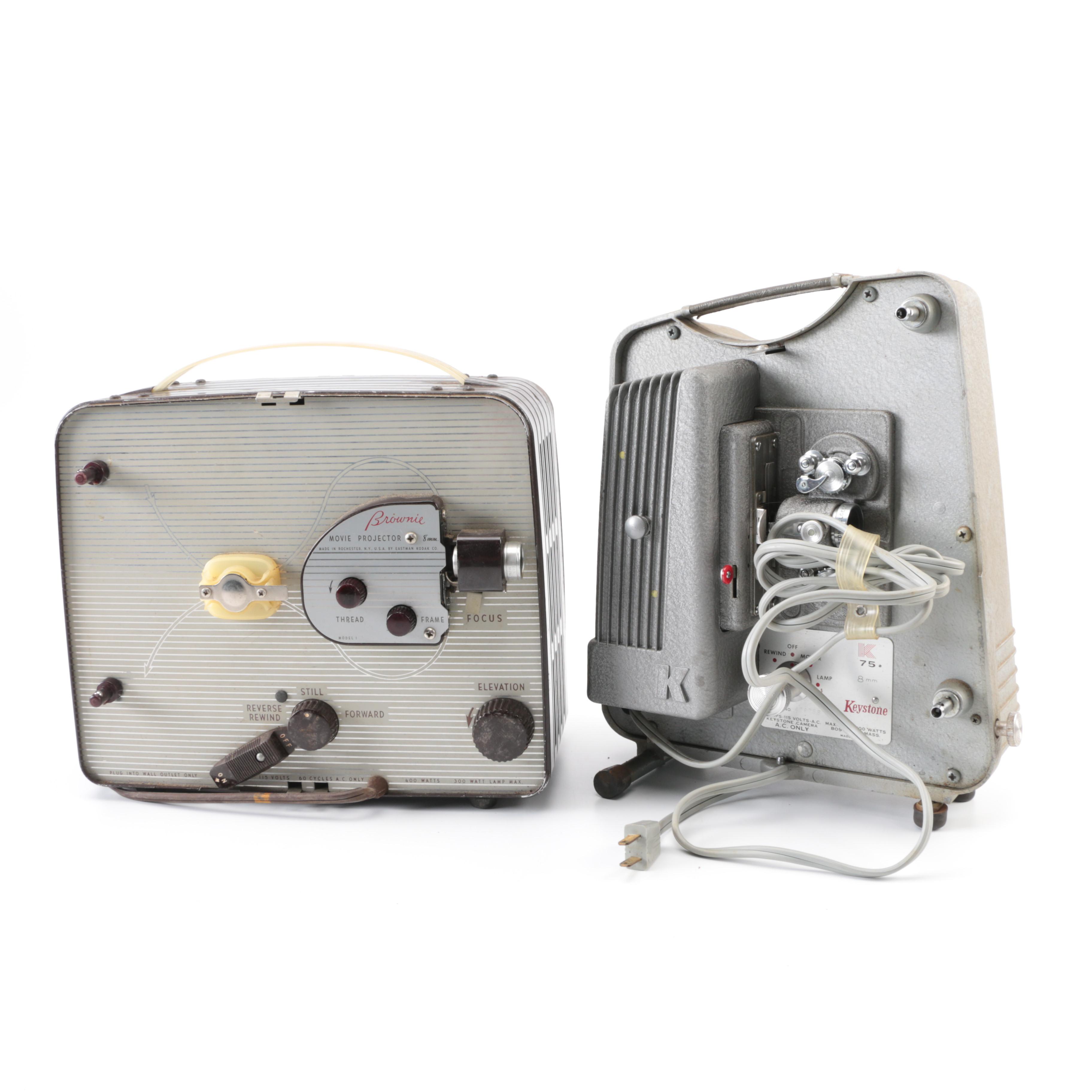 Vintage Movie Projectors Featuring Kodak