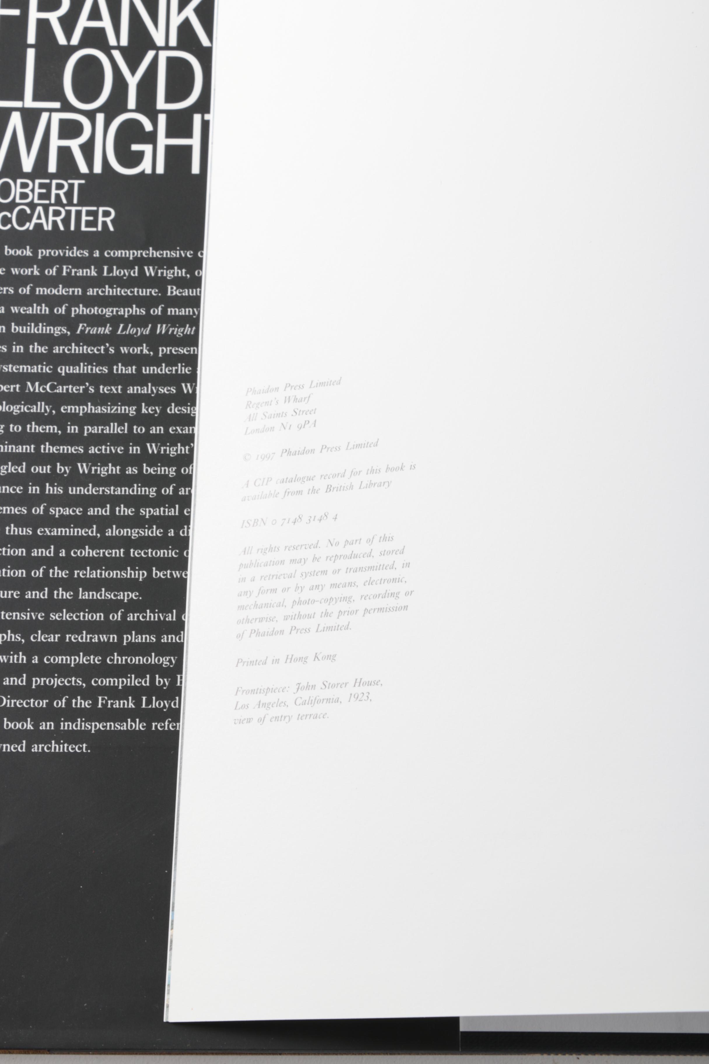 1997 "Frank Lloyd Wright Architect"