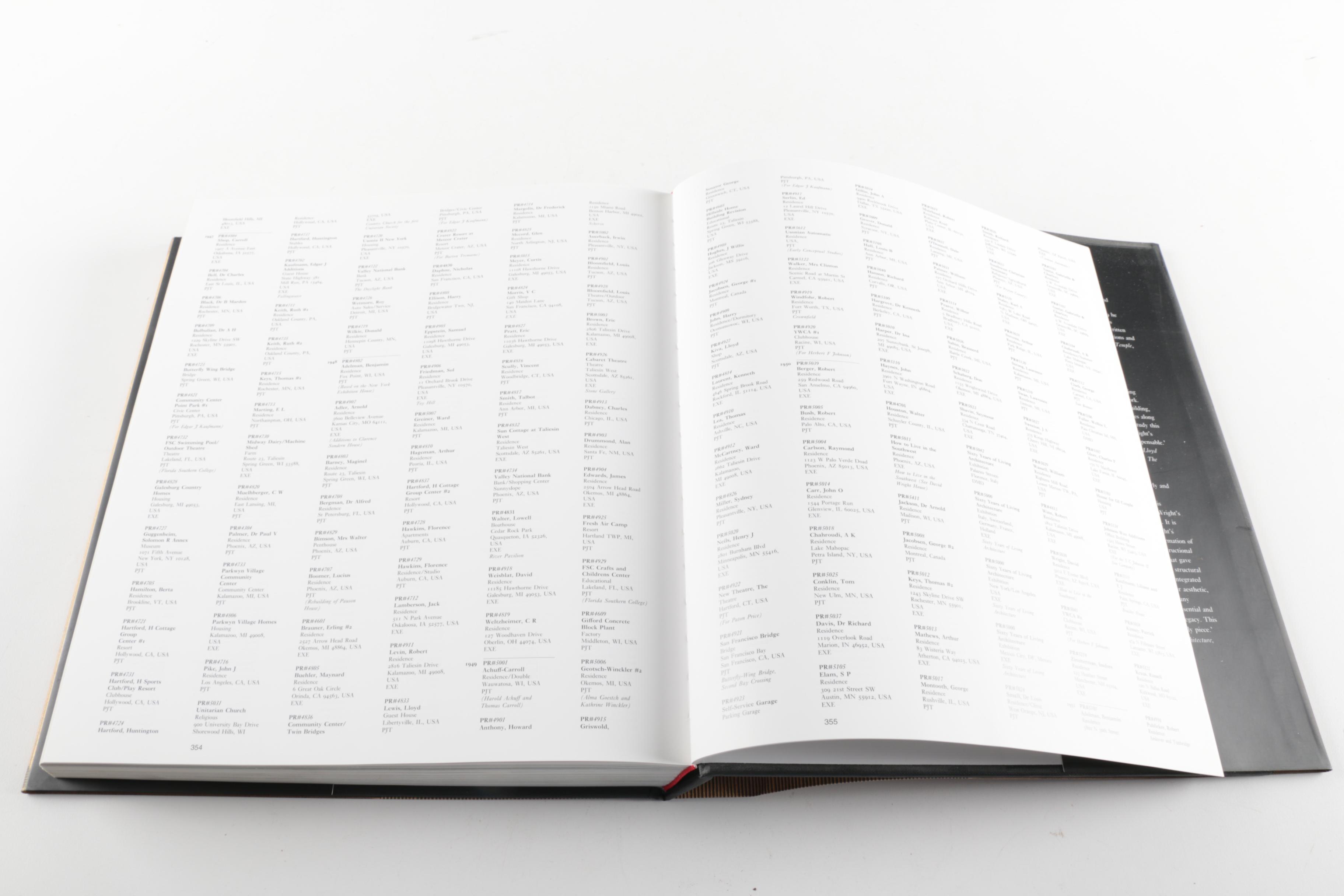 1997 "Frank Lloyd Wright Architect"