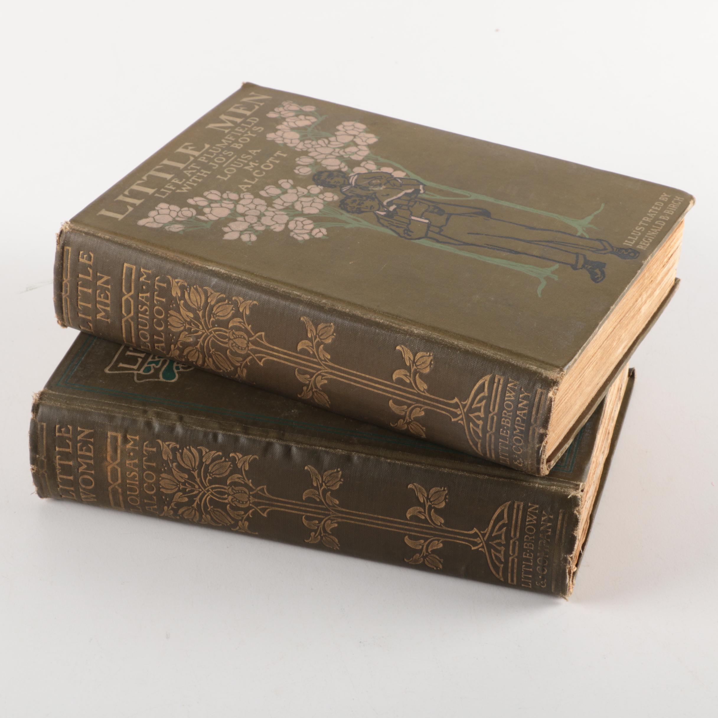 1906 "Little Women" and 1907 "Little Men" by Louisa M. Alcott